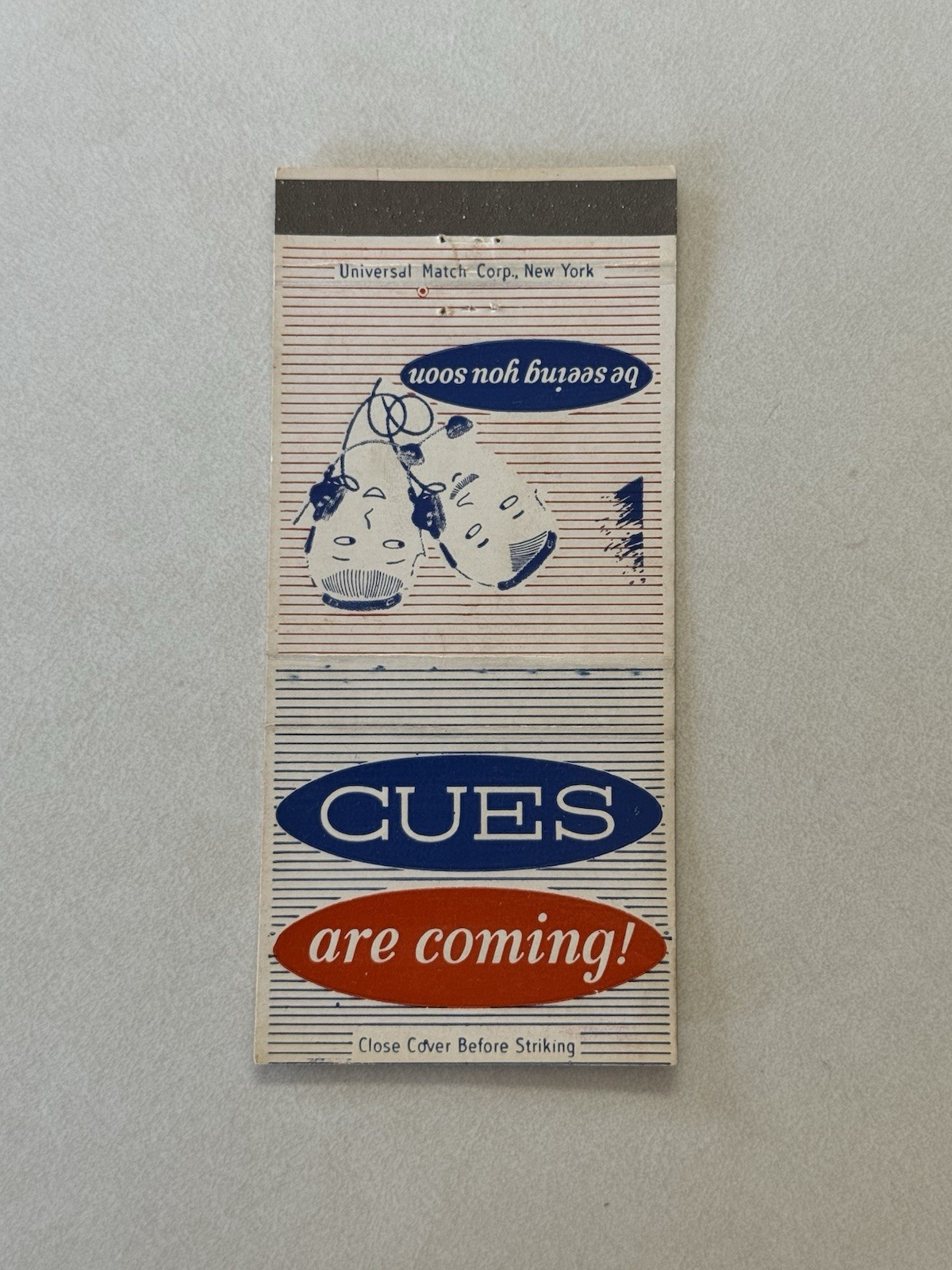 New York Telephone Company New York Vintage Matchbook Cover S