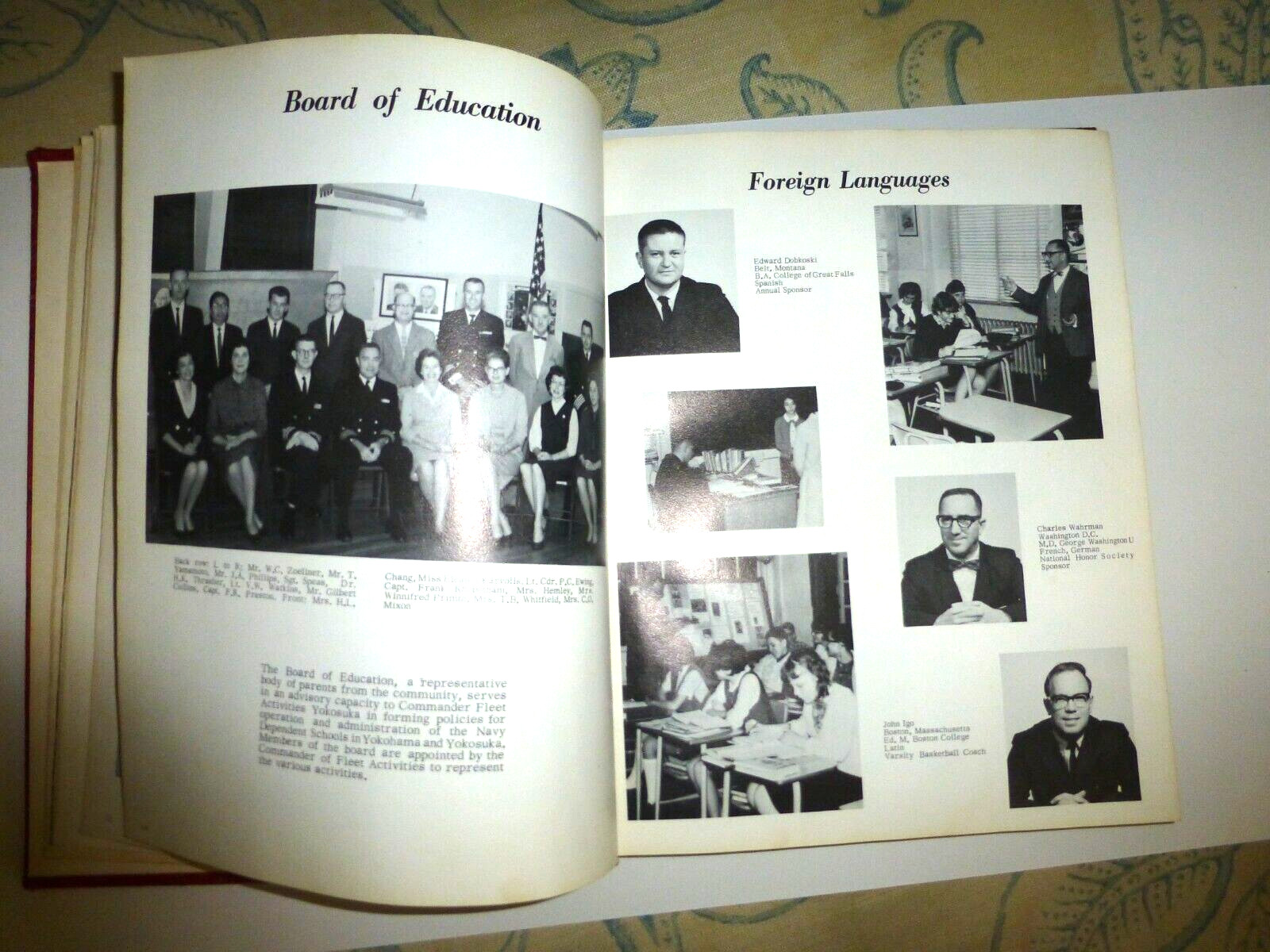 YEARBOOK YOKOHOMA JAPAN NILE KINNICK HIGH SCHOOL THE KRIMSON 1965