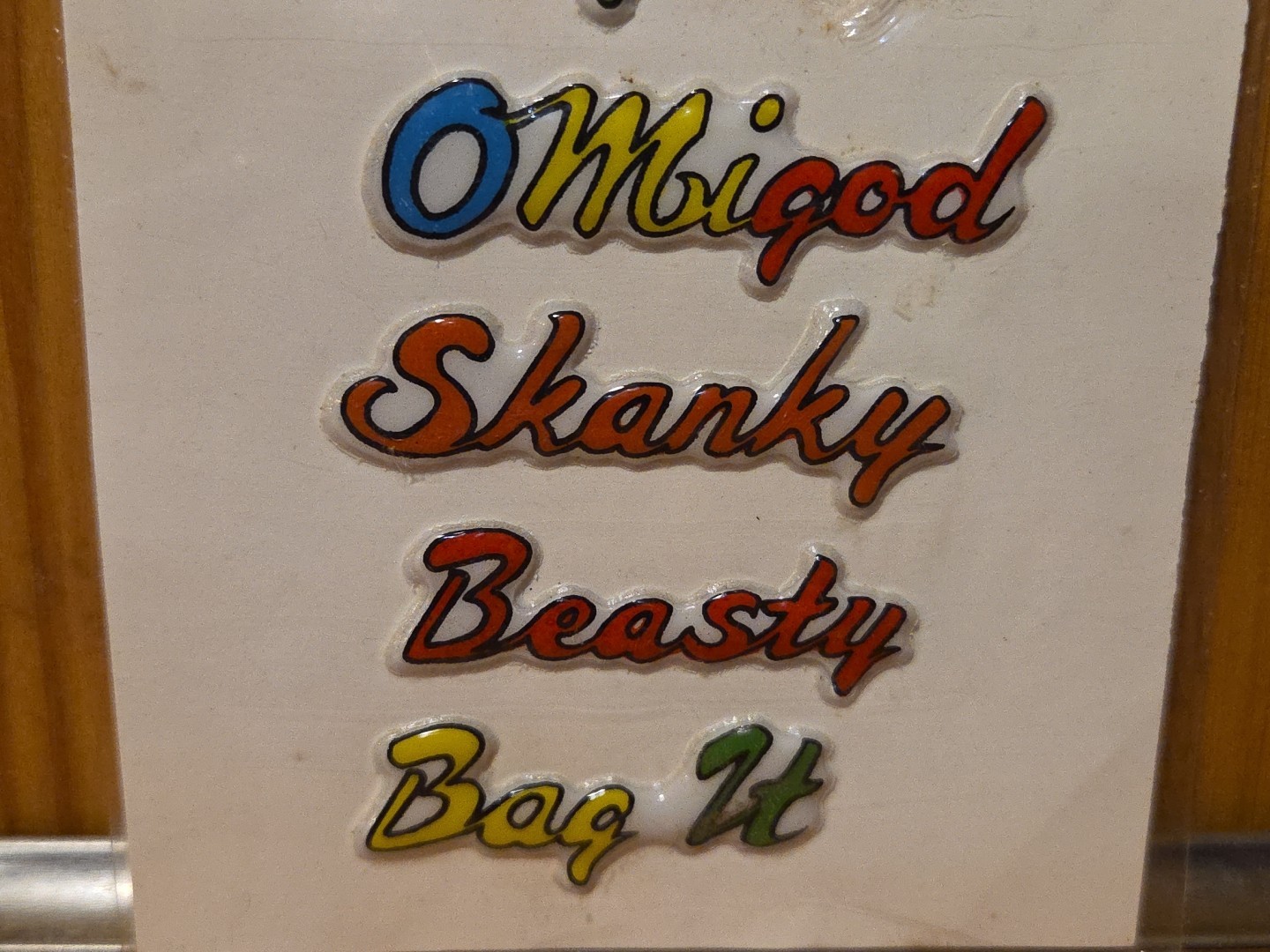 Vintage 80s VALLEY GIRL LINGO Sealed Deadstock NOS Pack Of 11 Slang 80s Stickers