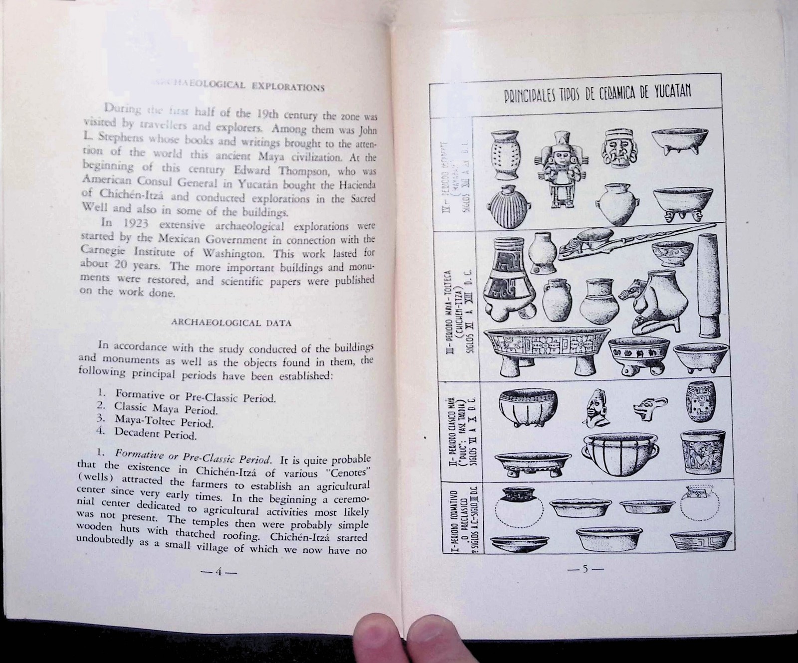 Chichen Itza INAH Official Guide Booklet 1950s Maya-Toltec Archaeology Yucatan