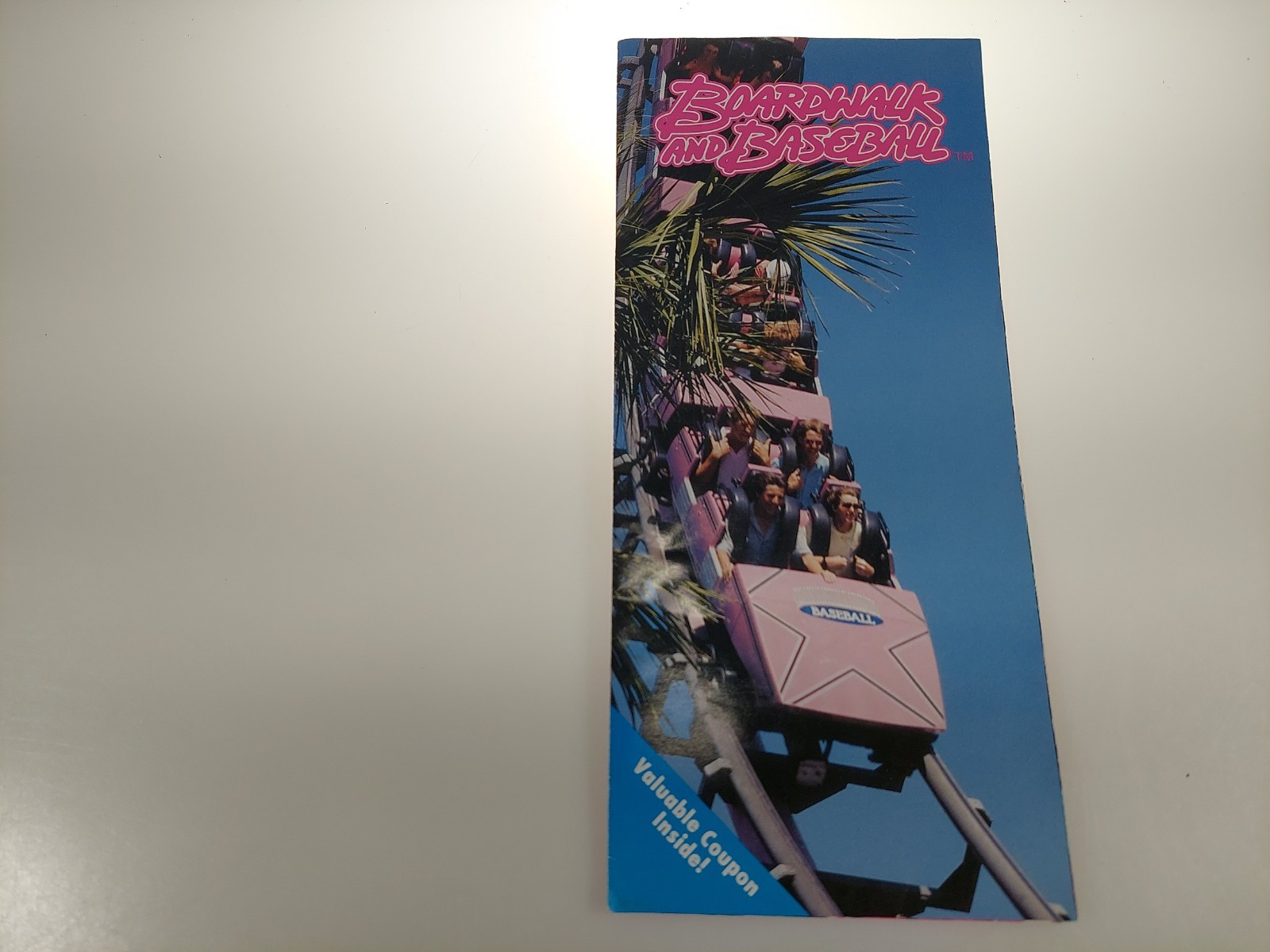 Boardwalk and Baseball Davenport Florida Theme Park Travel Brochure 1989