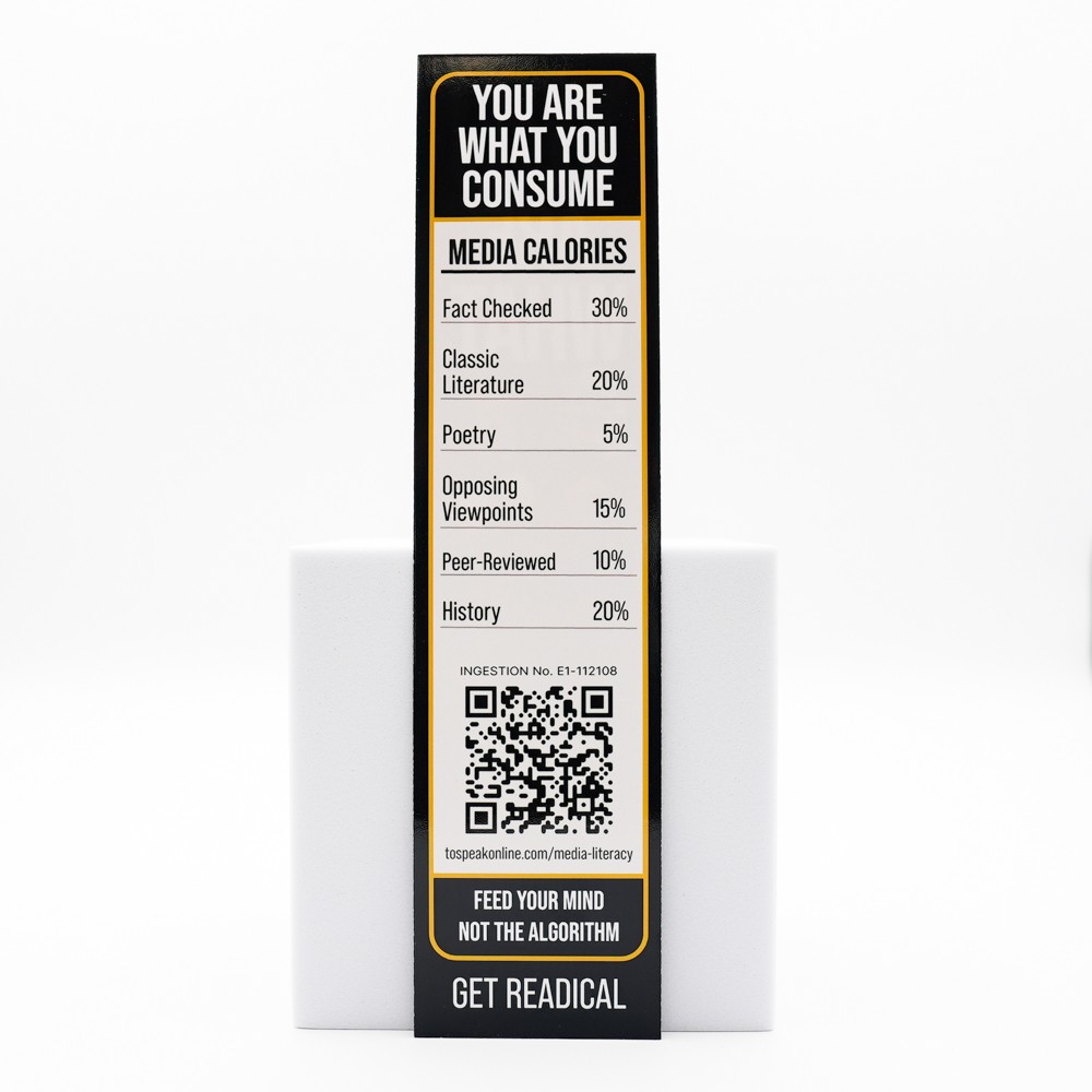 Readical™ Media Series Bookmark — Ingestion (2” × 8”)
