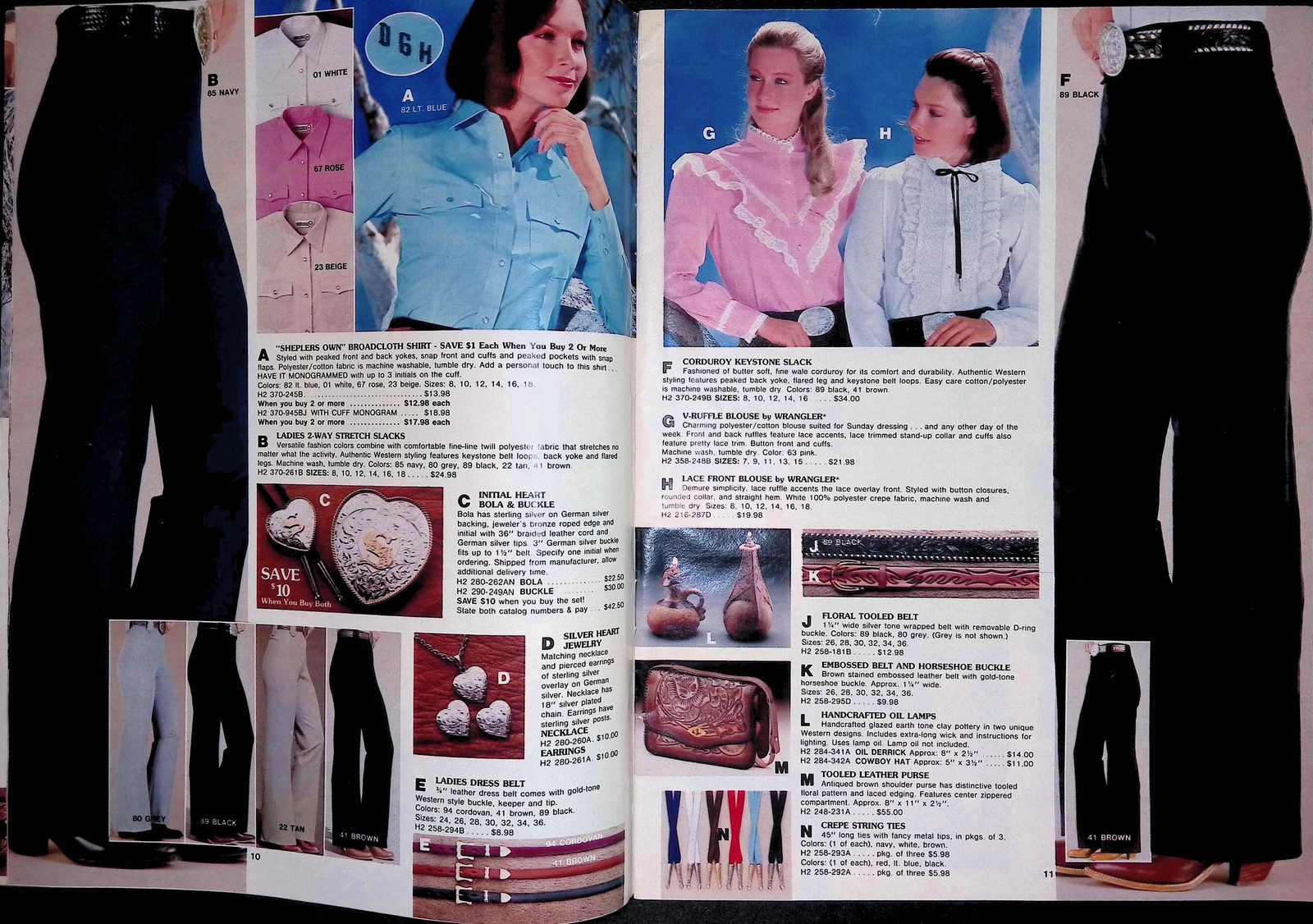Sheplers Western Wear Catalog Holiday 1982 Cowboy Ad Fringed Suede Jacket