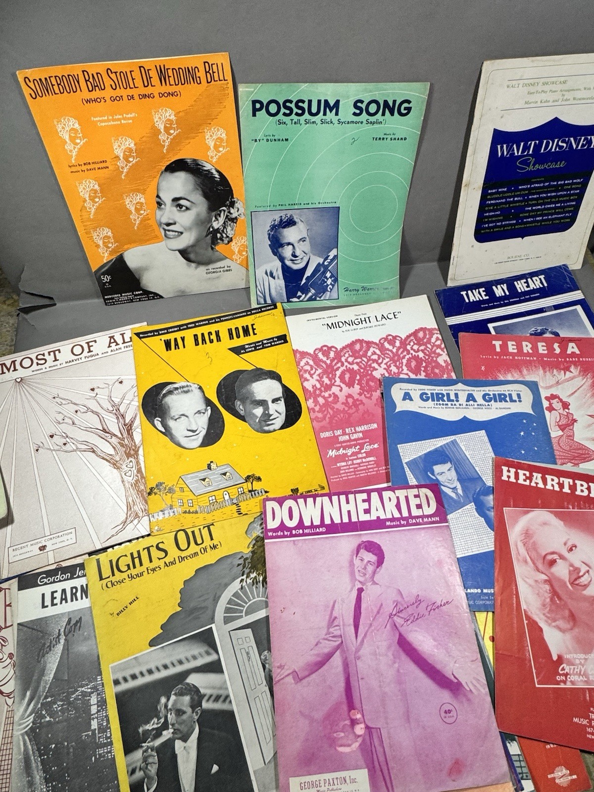 Lot 0f 85+ Vintage Sheet Music Pieces Old Music Sheetmusic Oldies Piano