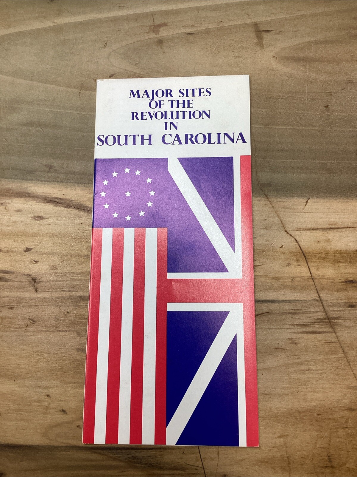 Vintage Major Sites Of The Revolution Brochure In South Carolina B52