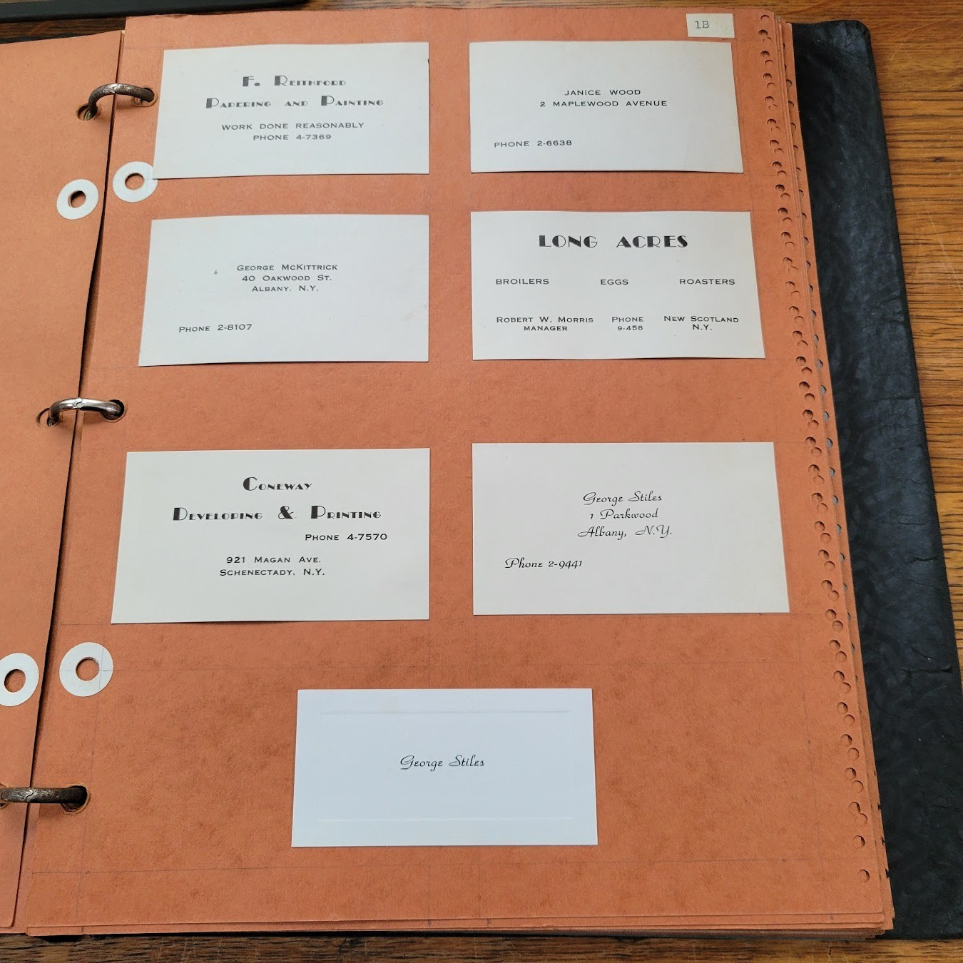 1940’s Print Shop sales catalog & paper samples – Letterheads/Business Cards
