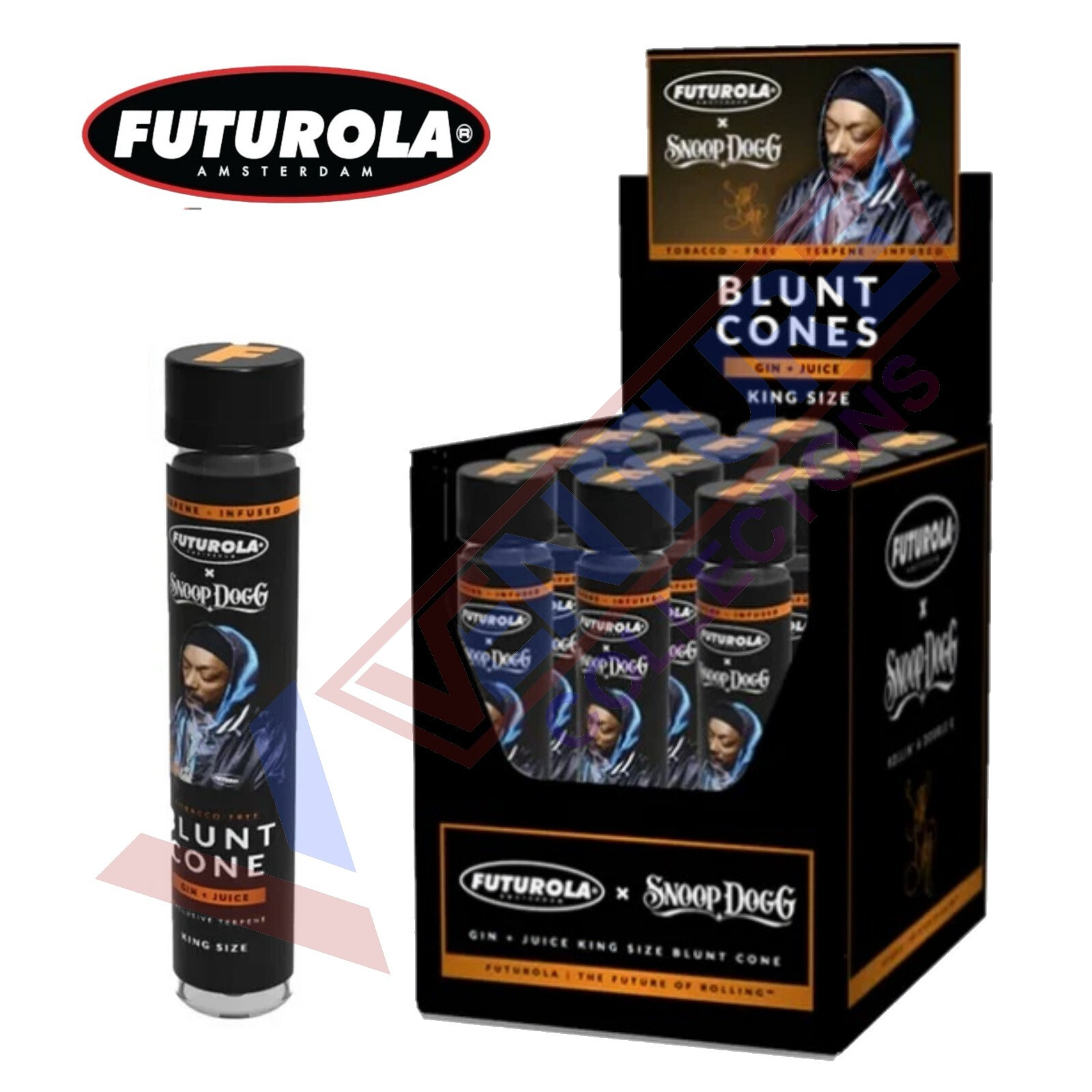 Futurola Blunt Cone The Toad SNOOP DOG Pre Rolled Cone 12 Tubes – FREE SHIPPING