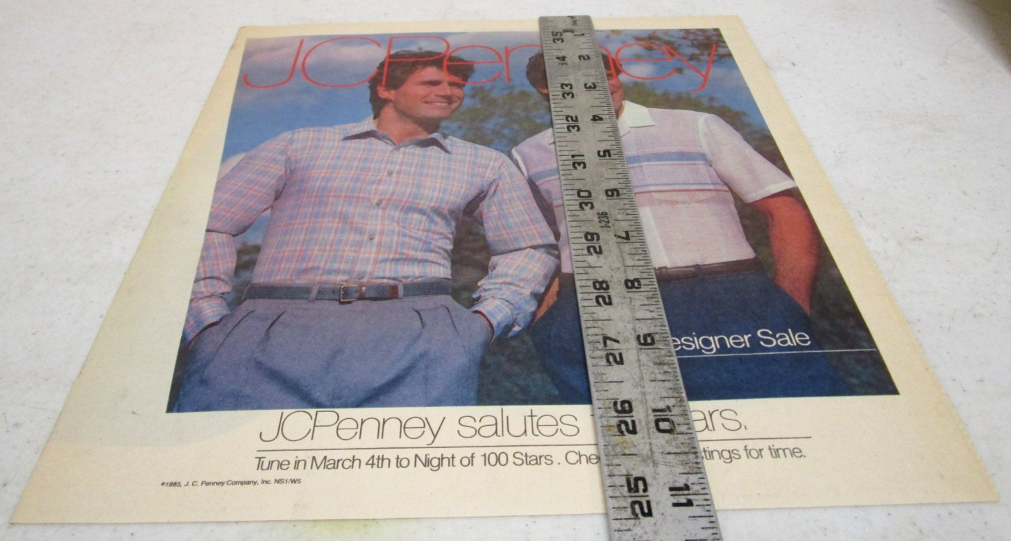 1985 VINTAGE 1980’s JC PENNEY STORE ADVERTISING SALES NEWSPAPER CATALOG