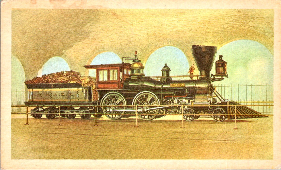 Educational Card #10 – The General Locomotive 1855 Civil War Chase Georgia