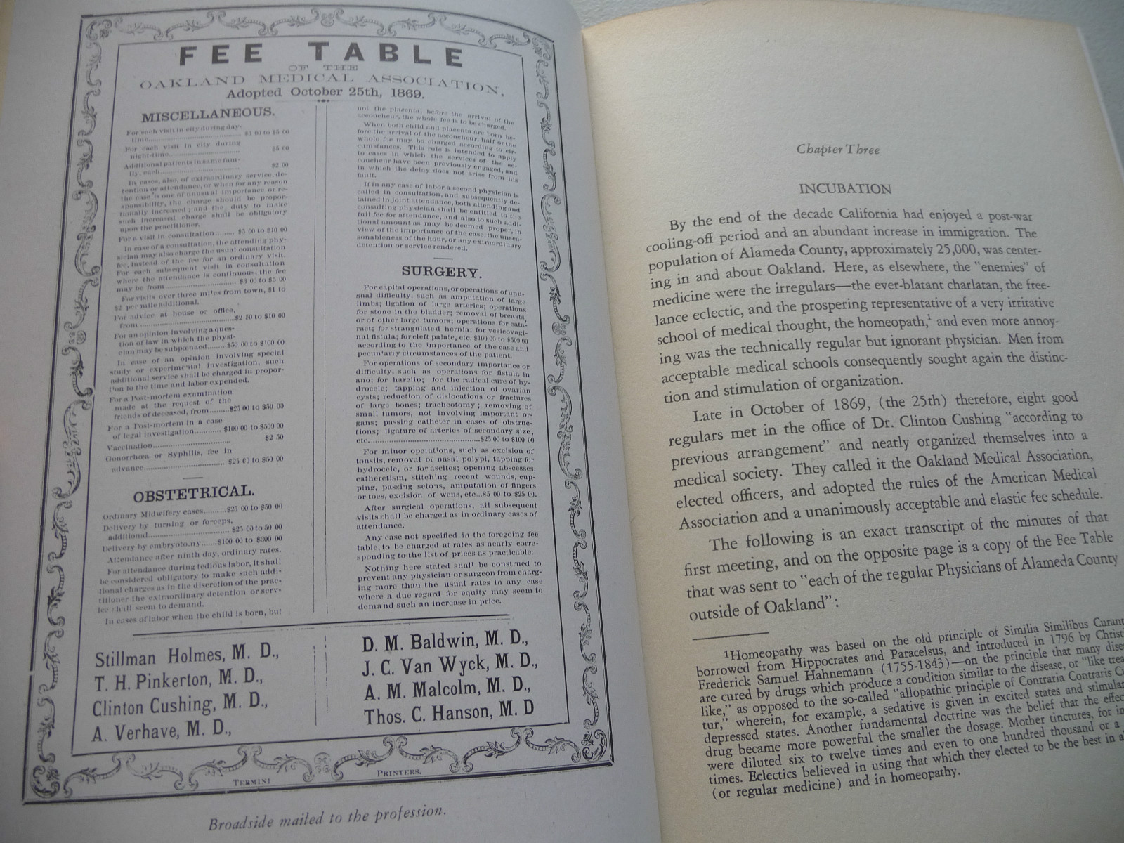 OAKLAND CALIFORNIA ALAMEDA COUNTY MEDICAL ASSOCIATION HISTORY 1946 FIRST