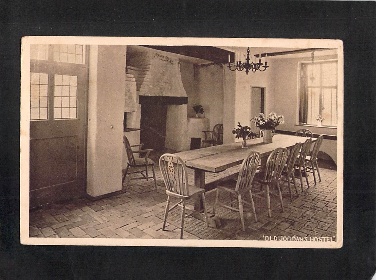 A4898 UK Old Jordan Hostel Farmhouse Kitchen vintage postcard