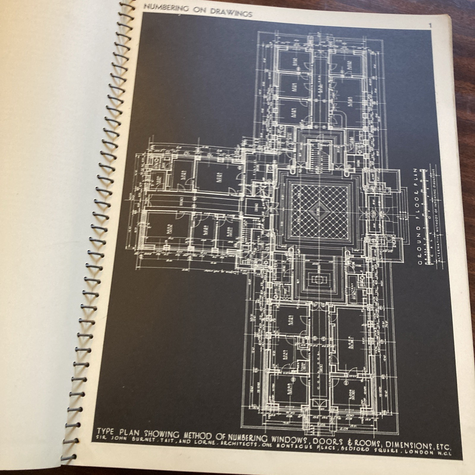 The Information Book, Sir John Burnet, Tait & Lorne, softcover, spiral bound.