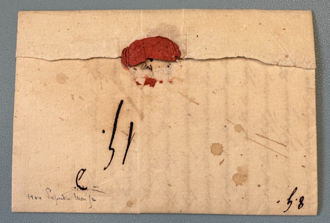 Paid Port Letter from PLAISANCE s/ Letter 1806 — Ministry of Justice
