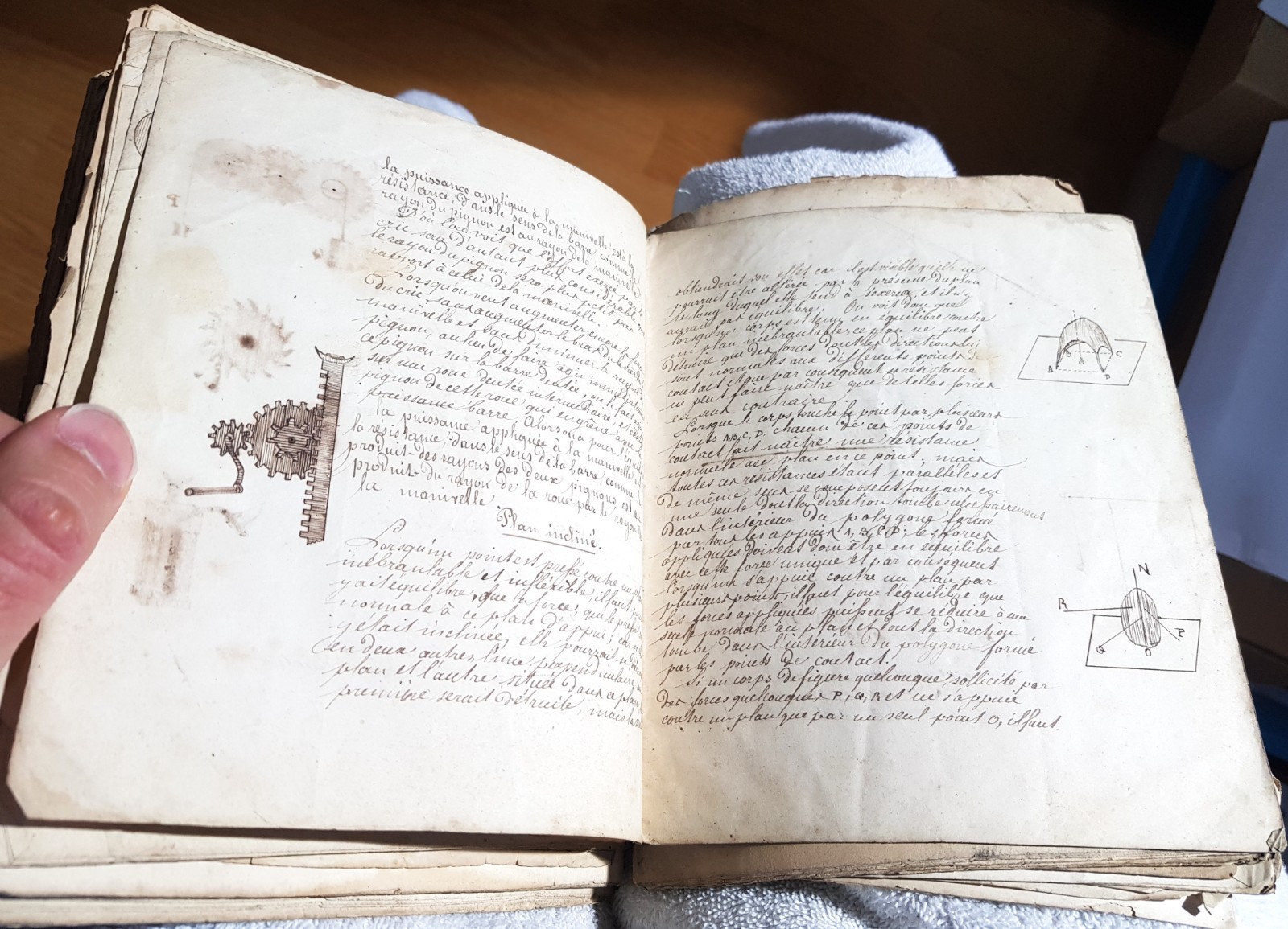Important 19th Century Physics Chemistry Manuscript Set, Many Diagrams