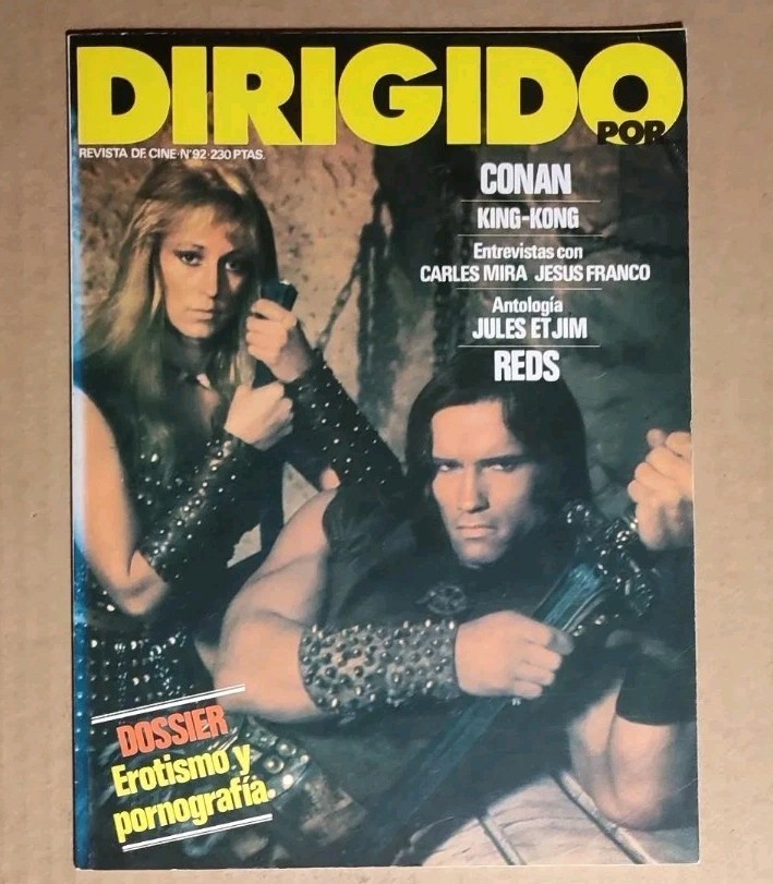Conan The Barbarian Arnold Schwarzenegger 1982 Rare Magazine
