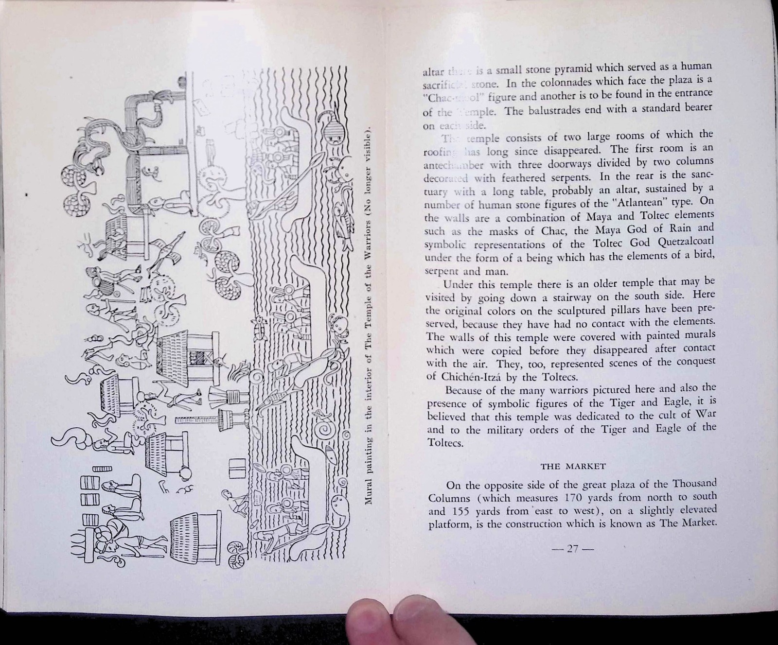 Chichen Itza INAH Official Guide Booklet 1950s Maya-Toltec Archaeology Yucatan