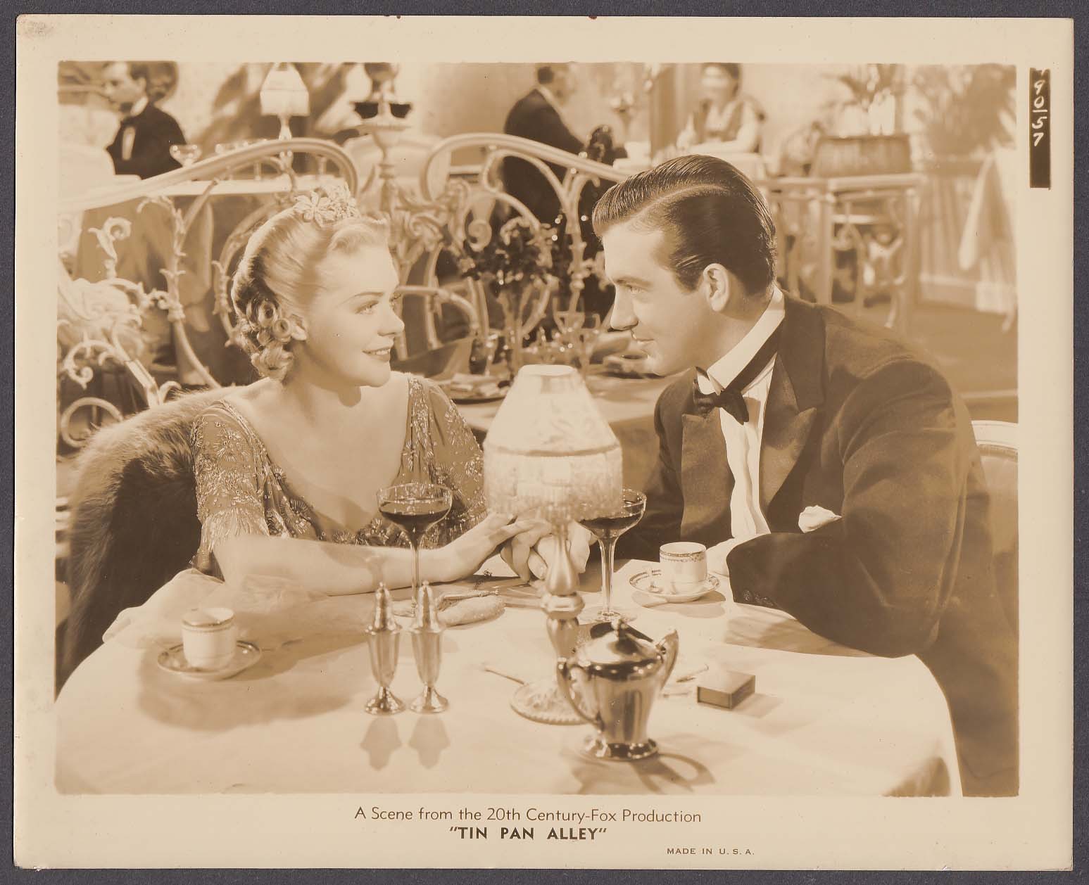 Alice Faye John Payne Tin Pan Alley 8×10 photo 1940