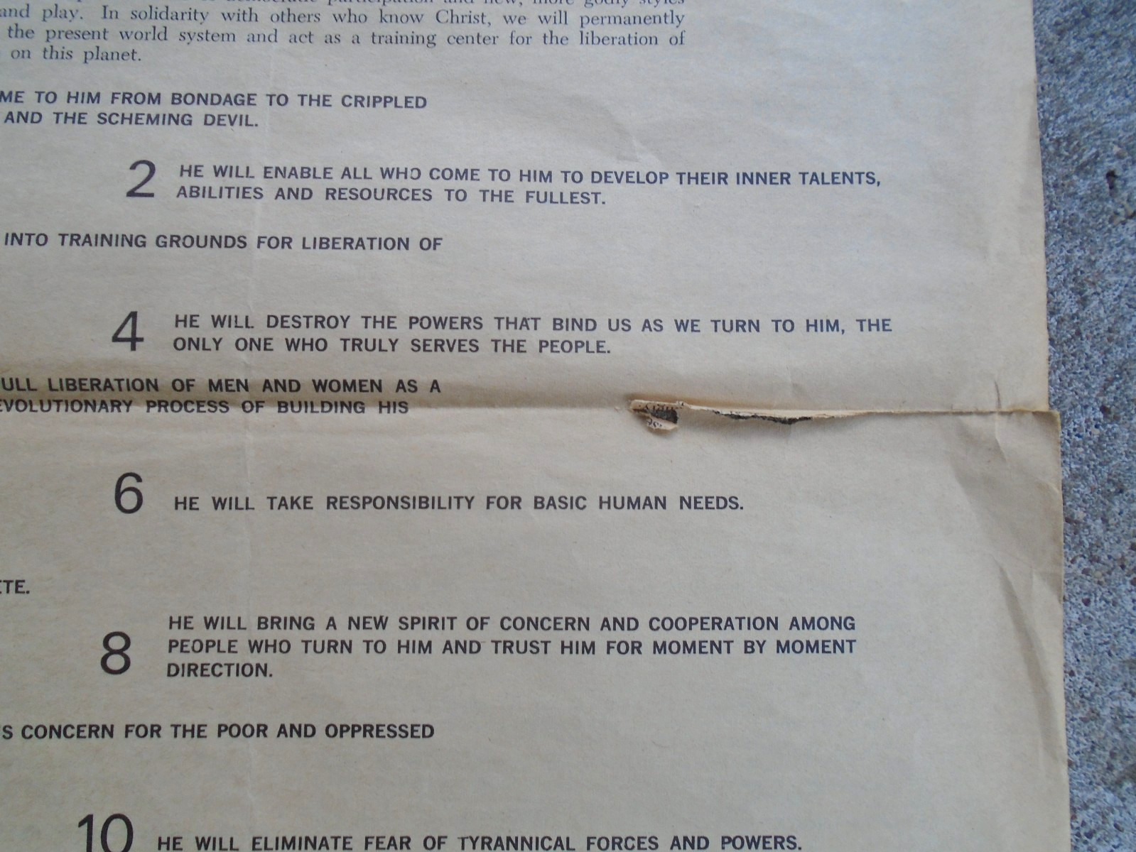 Berkeley, CA, 1970’s newspaper, Right On