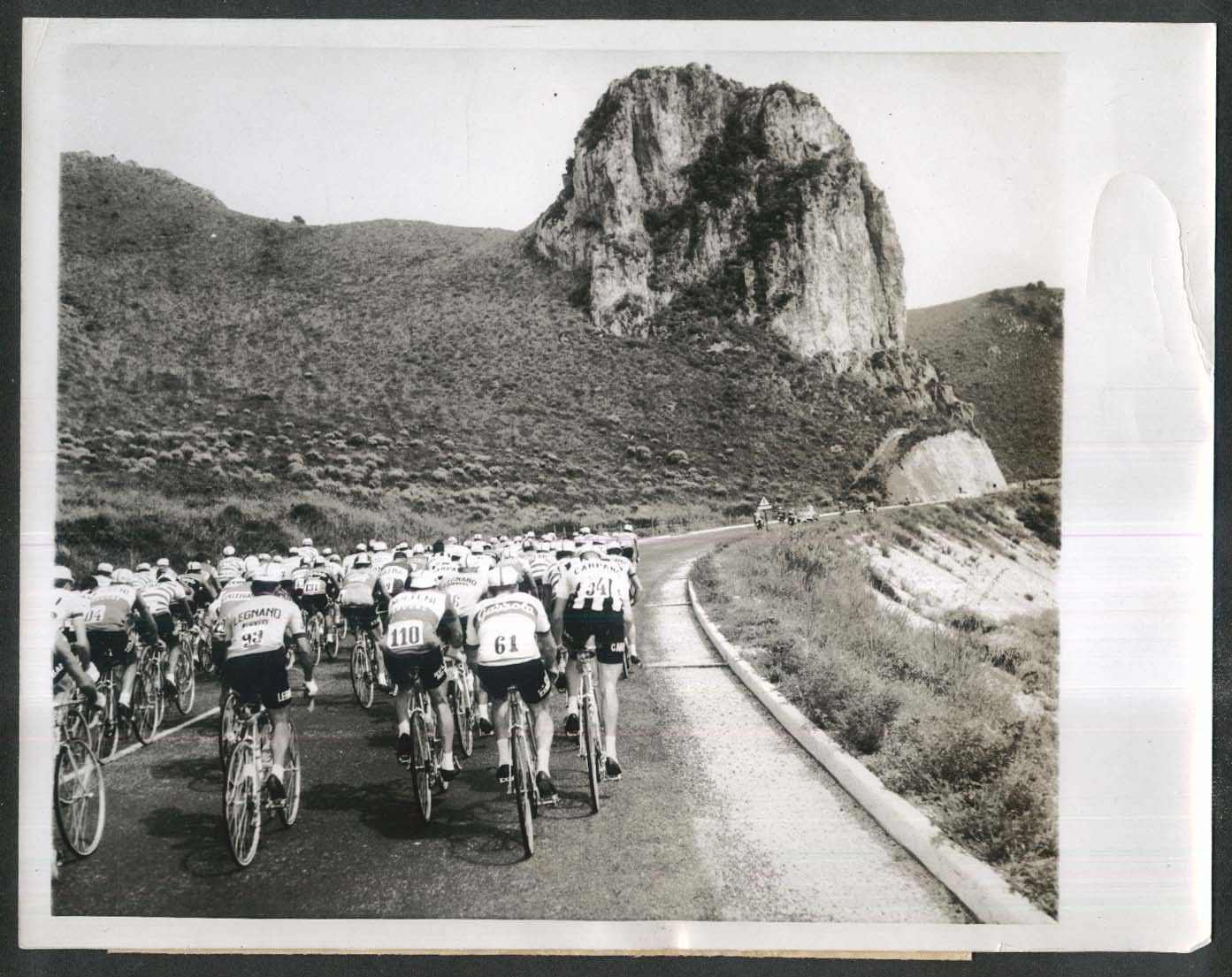 Rimini Tour of Italy Cycle Race 1960 7×9 news photo