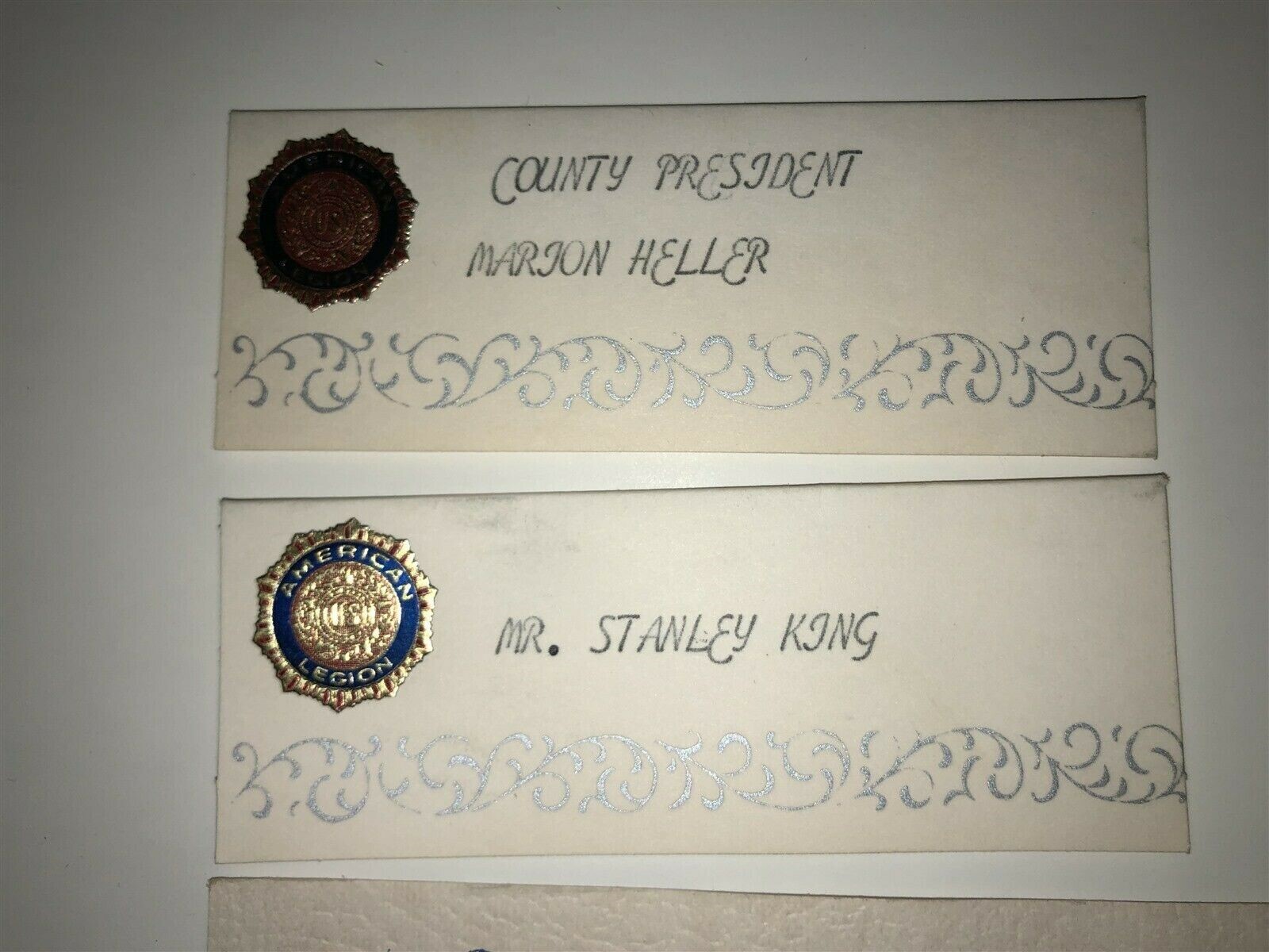 1973 Veterans Day Dance Banquet Items Burlington County American Legion NJ Vtg