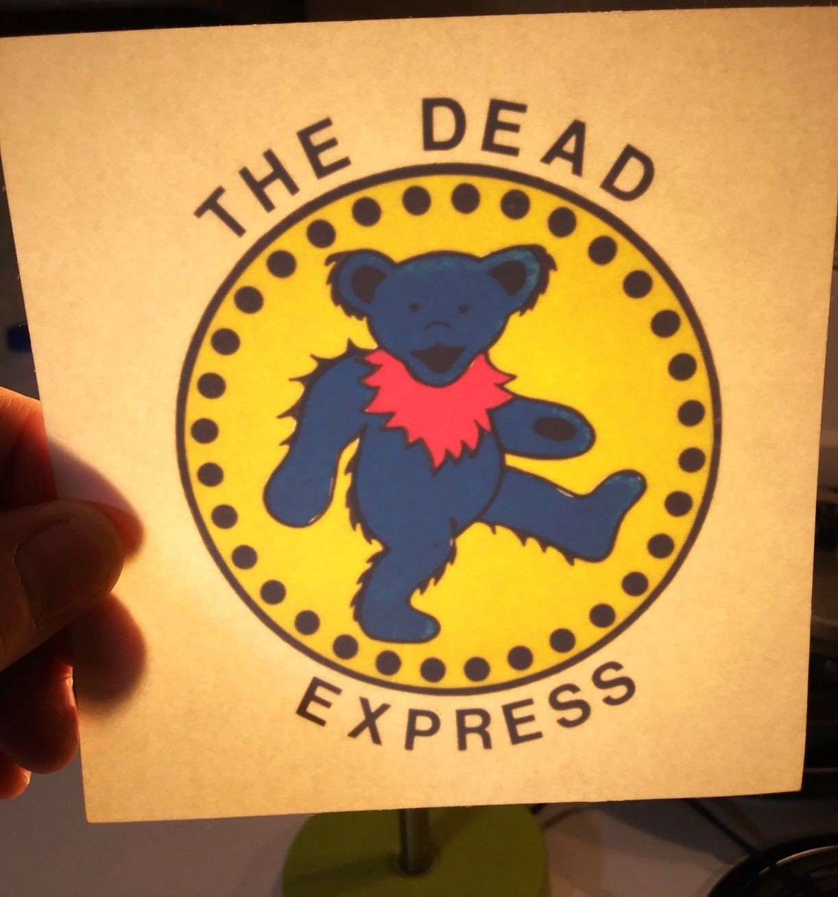 Grateful Dead STICKER LOT 4 Vintage Official GDM 1995 2004 GDP Chrome Rare
