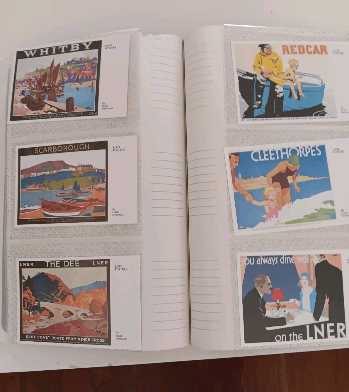 Steam Train Postcards. 4 Books Each Containing Approx 50 Cards Mostly LNER.