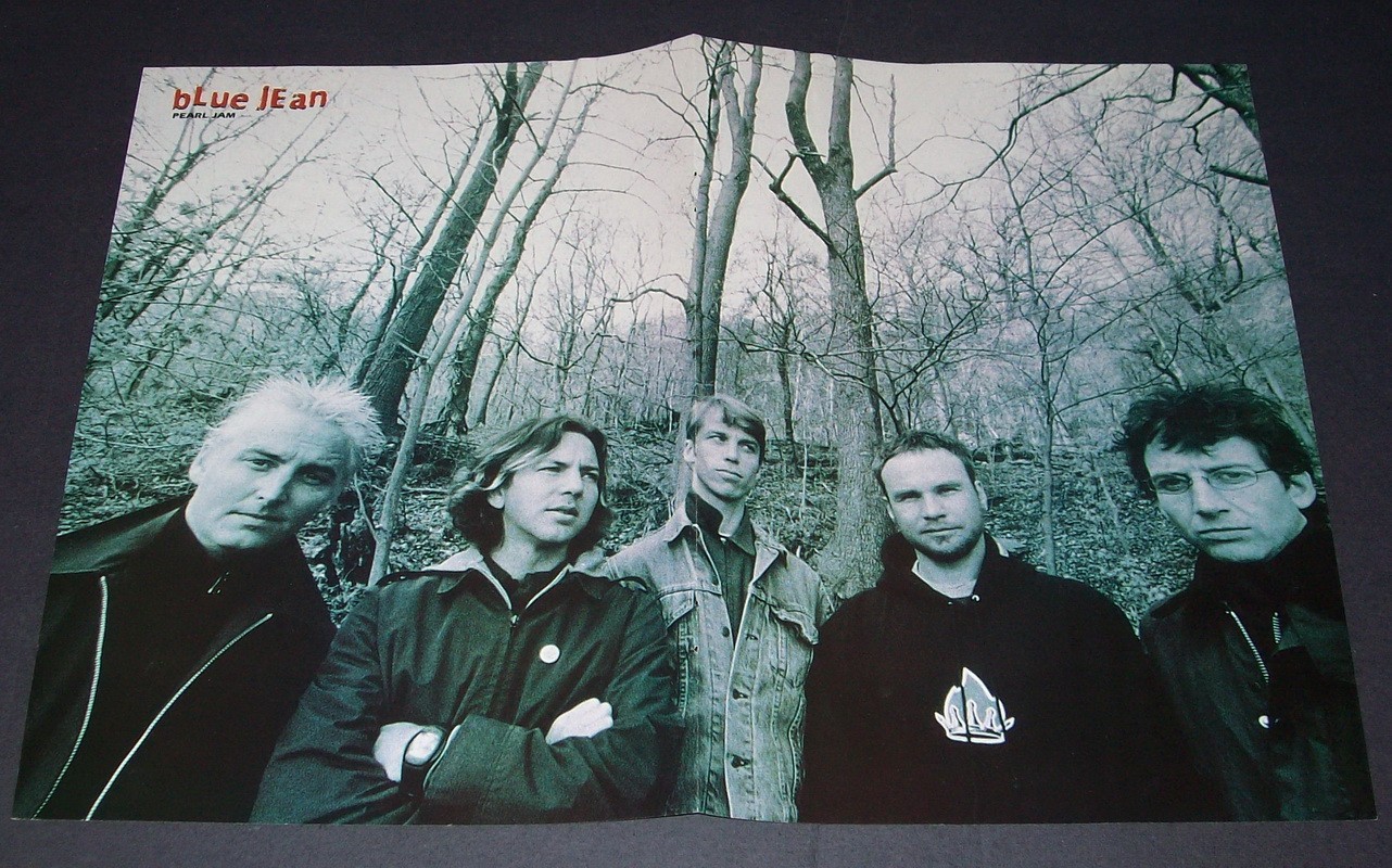 PEARL JAM – ICE CUBE Turkish 2000 Magazine CENTERFOLD POSTER 51067