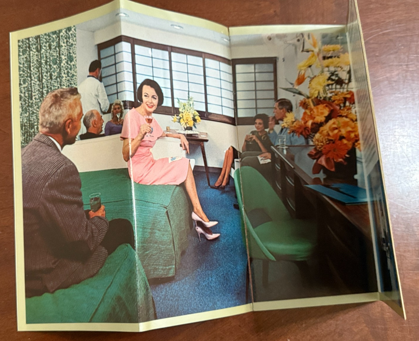 AMERICAN PRESIDENT LINES S.S President Roosevelt Brochure 1962