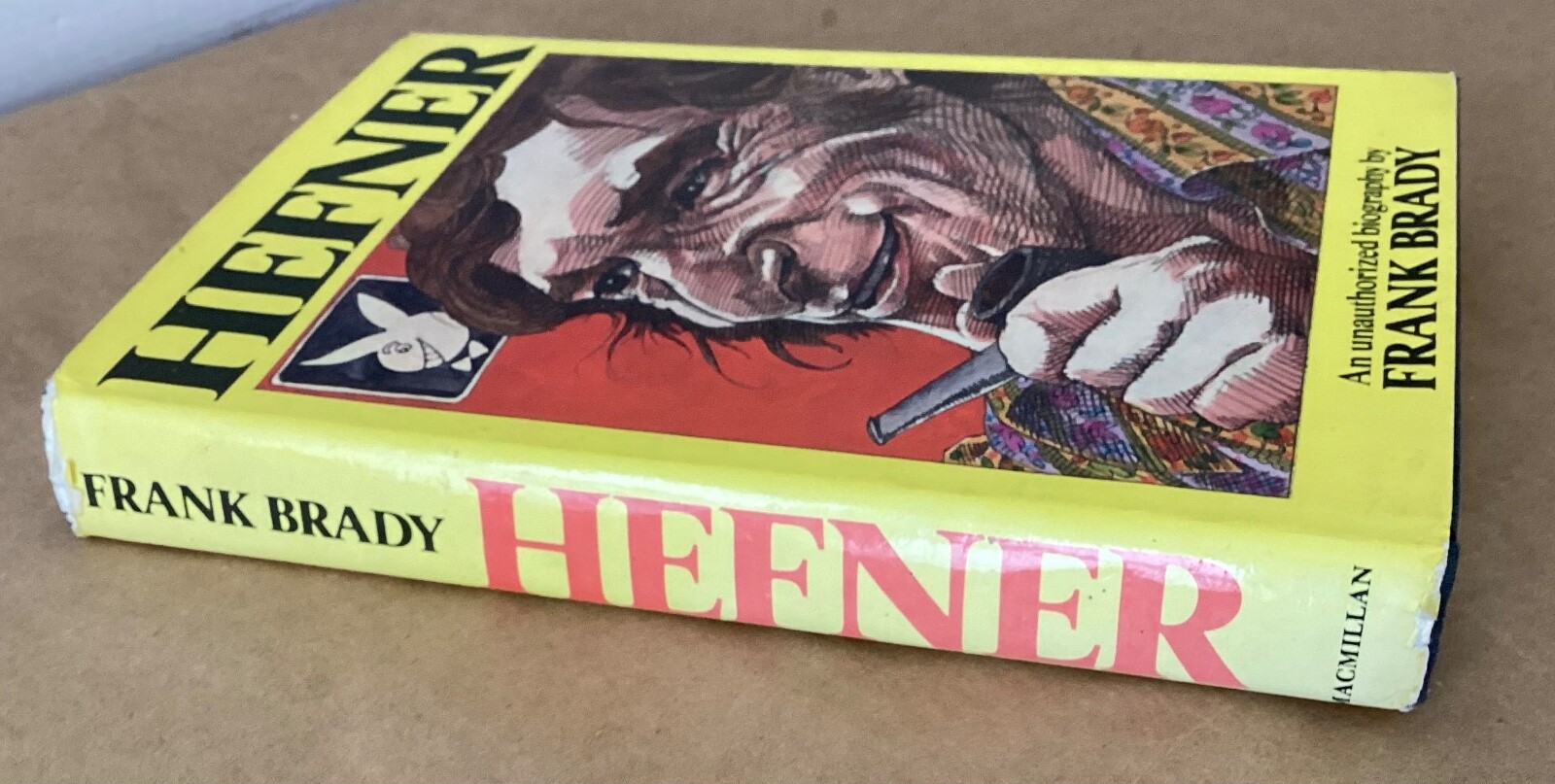 Hugh Hefner 1st edition Hardcover HCDJ 1974 biography book Frank Brady