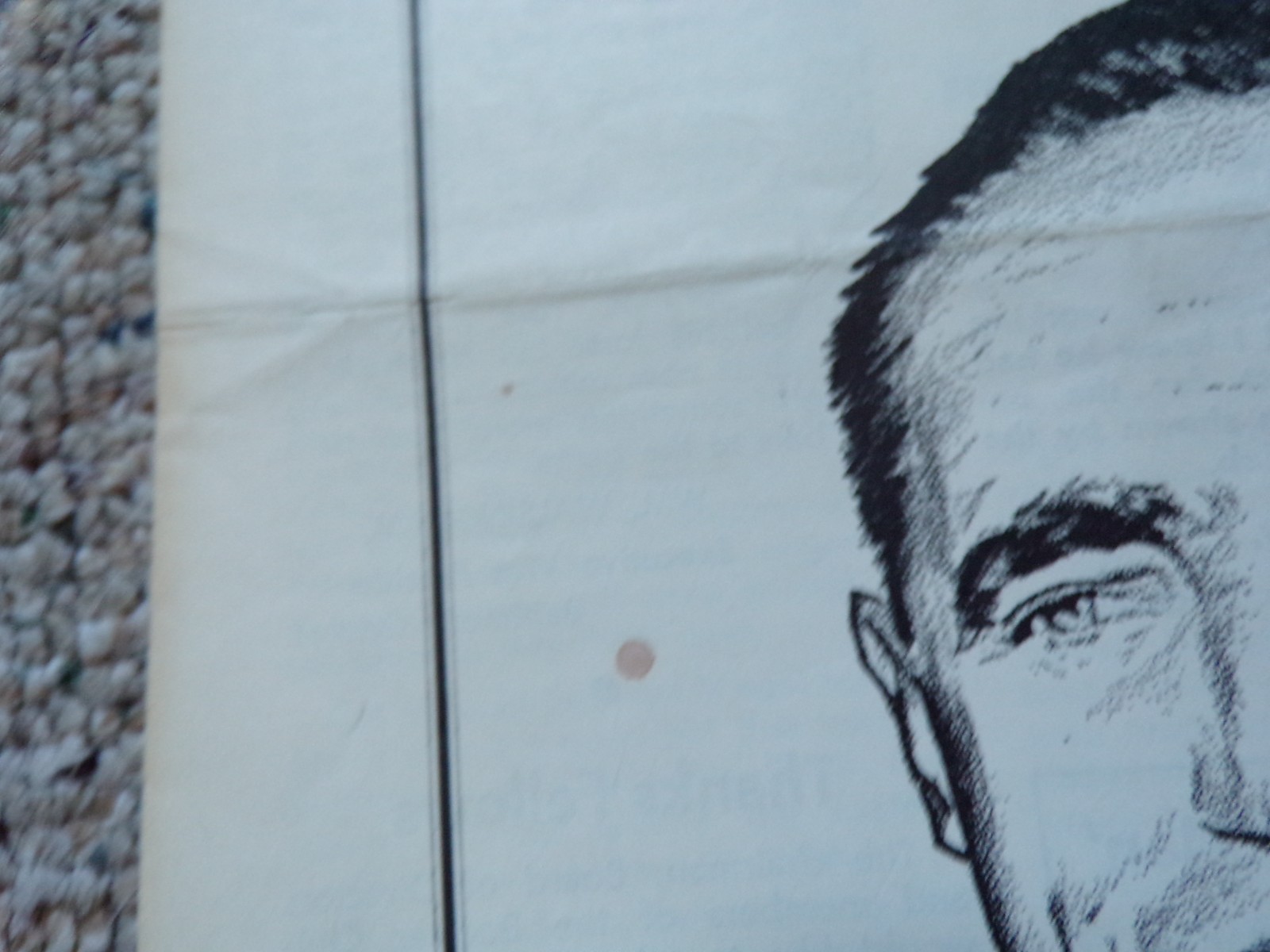 1958 Baseball White Rose Booster Club York PA News Letter Jim Grieves Vol 1 No 4
