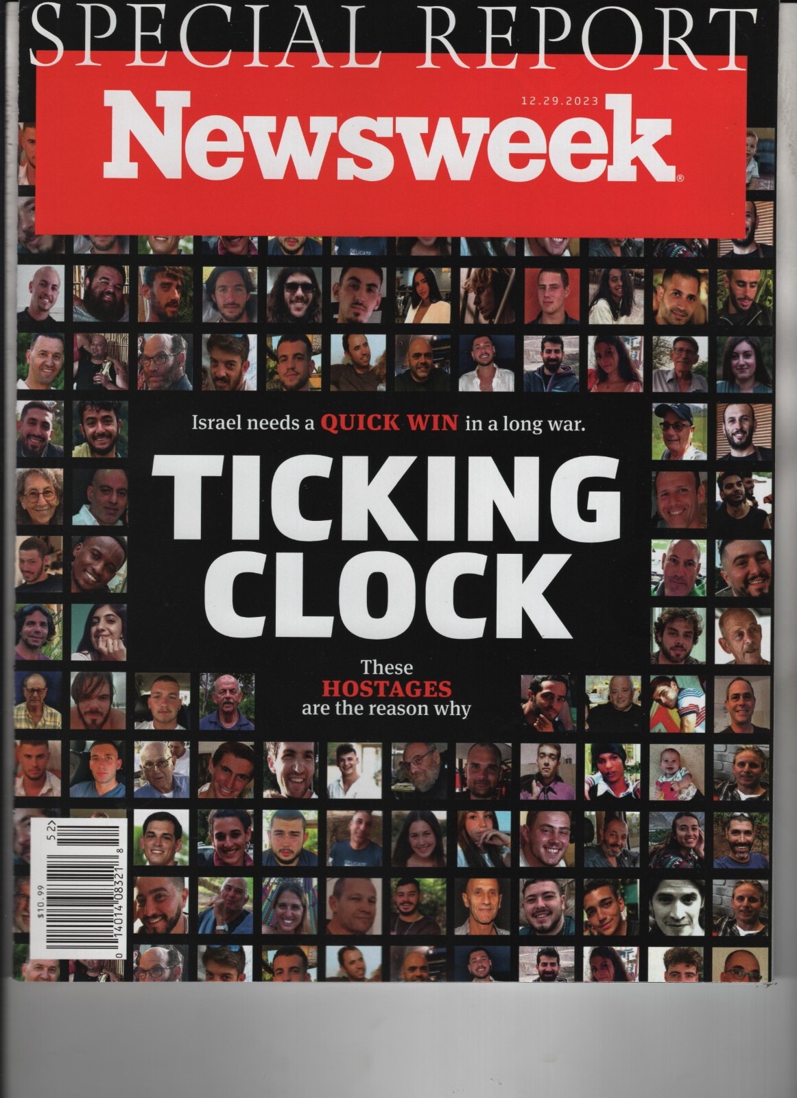 HOSTAGES OF ISRAELI WAR NEWSWEEK MAGAZINE DECEMBER 31 2023 NO LABEL