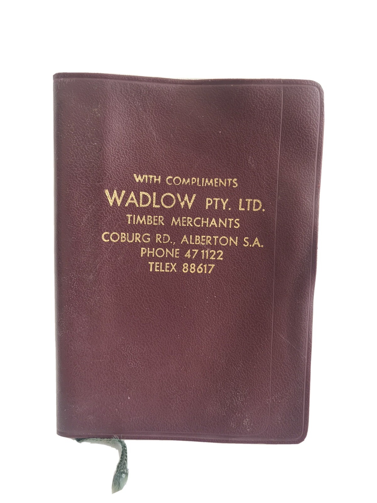 Vintage Wadlow 1978 Miniature Diary