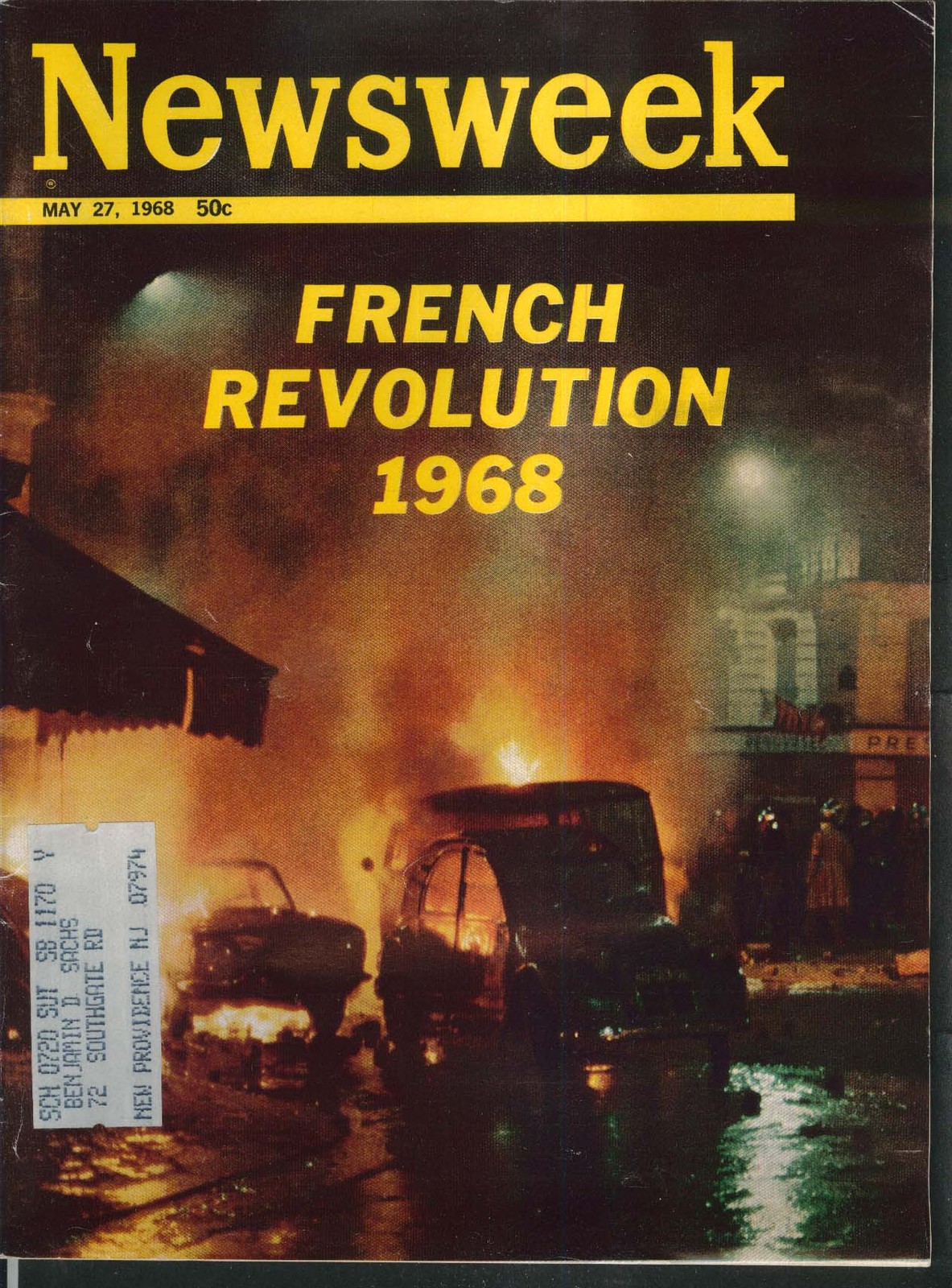 NEWSWEEK French Revolution Vietnam War RFK Kennedy LBJ De Gaulle + 5/27 1968