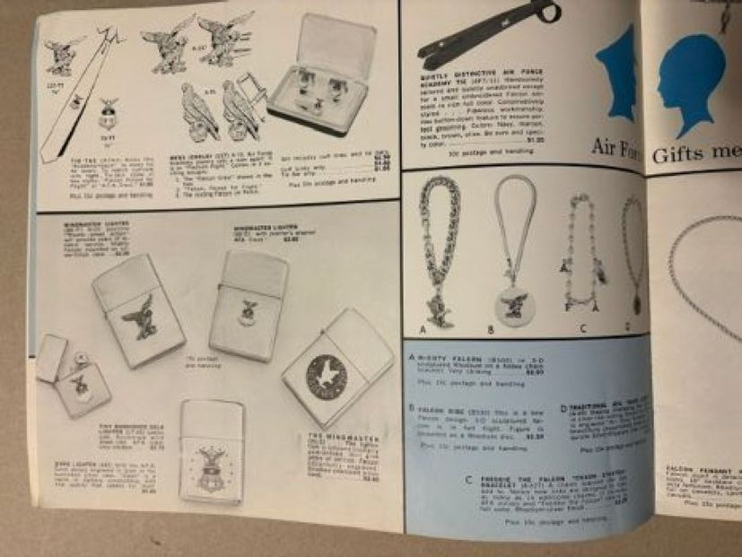 AFA Air Force Academy Athletic Association Gift & Souvenir 1950’s catalog – RARE