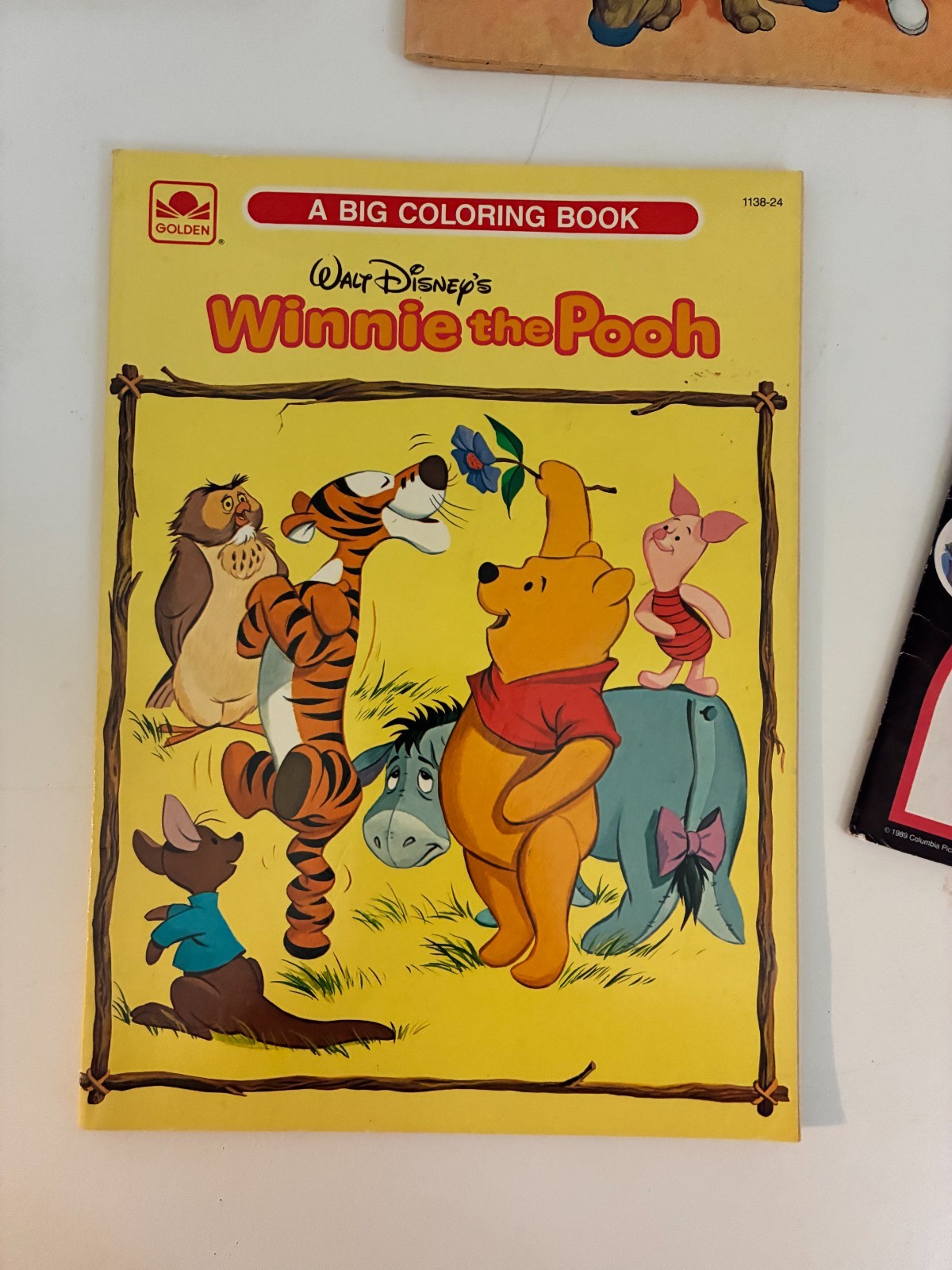 Unused 1980s-1990s Coloring & Kids Book Lot (TMNT, Batman, GI Joe, WWF)
