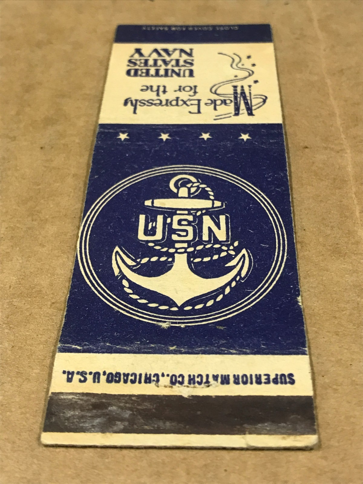 Vintage United States Navy – Matchcover, Matchbook
