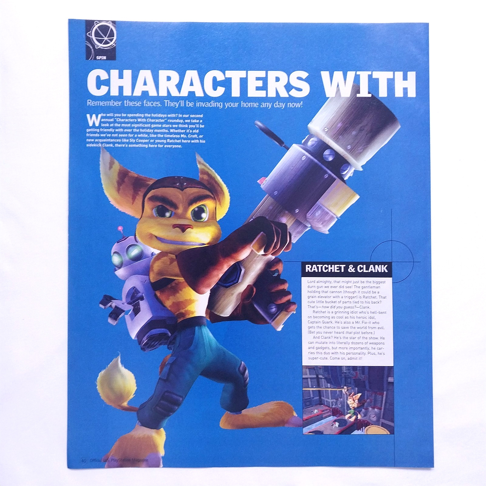 2002 Characters with Character Ratchet Lara Croft Sly Cooper Article 4 Pages