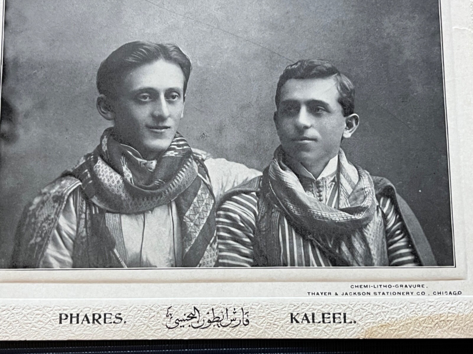 BEHANNESEY BROTHERS CARD LITHO C1910