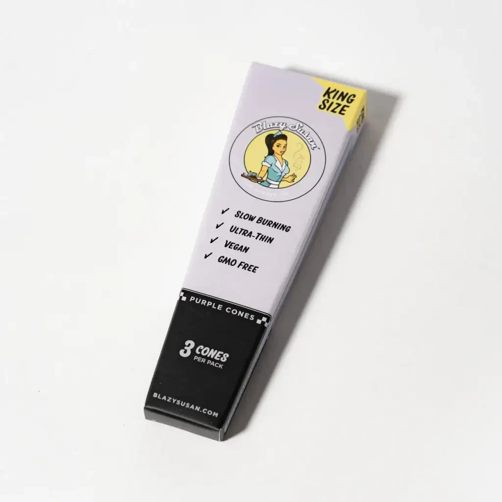 Blazy Susan King Size Purple Pre-Rolled Ultra Thin | 3 Cones Pack Best Price!