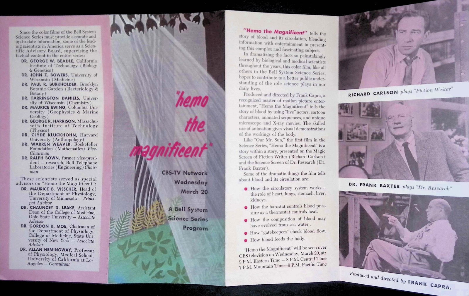 AT & T Bell System hemo the magnificent Science Series Booklet c1950s blood