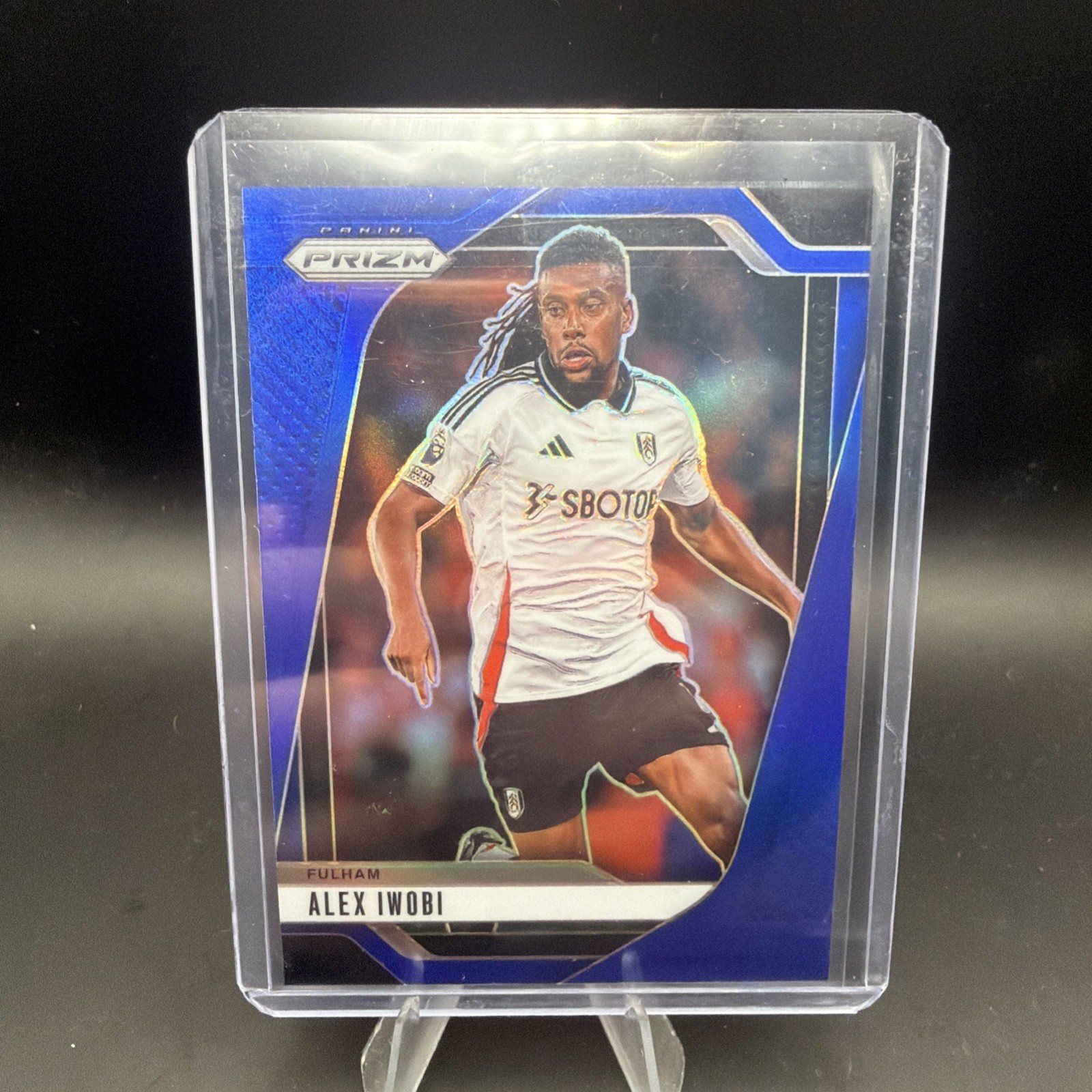Panini 2024-25 Prizm Premier League No. 200 Alex Iwobi Blue Prizm /299