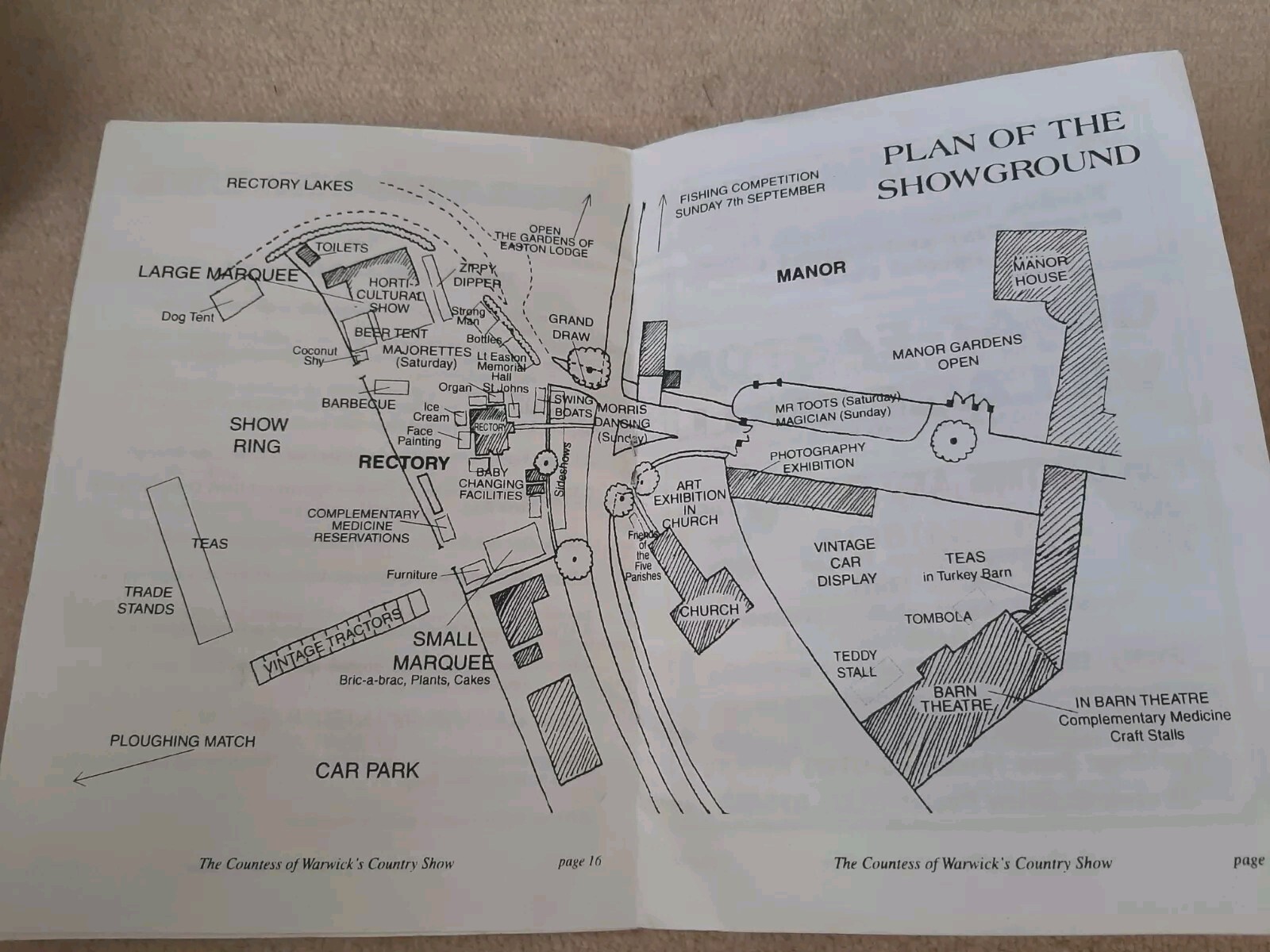 countess of warwick’s country show programmes 1997 and 1999