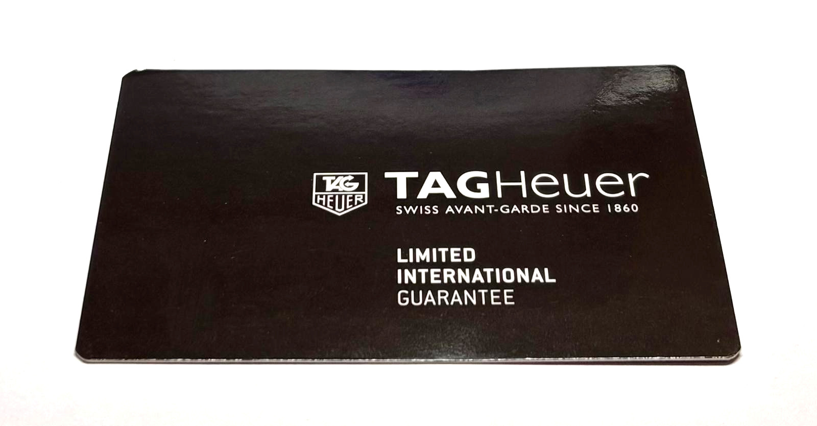 Tag Heuer Brown International Guarantee Certificate Warranty OEM Authentic