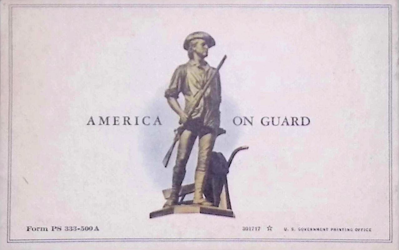 WWII 1940s US Defense Stamp Album Postal Savings Plan $5 Stamps $100 Bonds