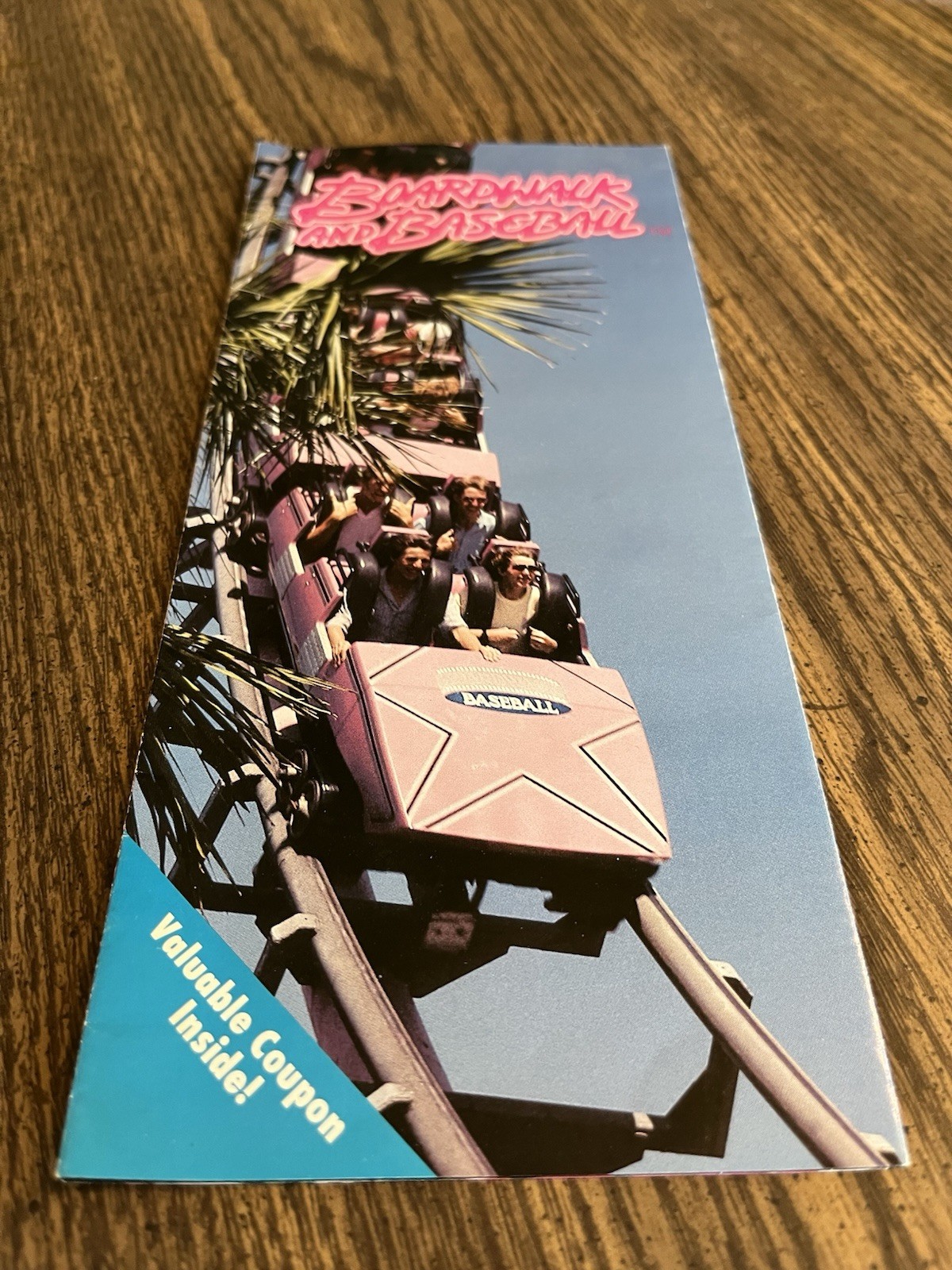 Boardwalk and Baseball Davenport Florida Theme Park Travel Brochure 1989
