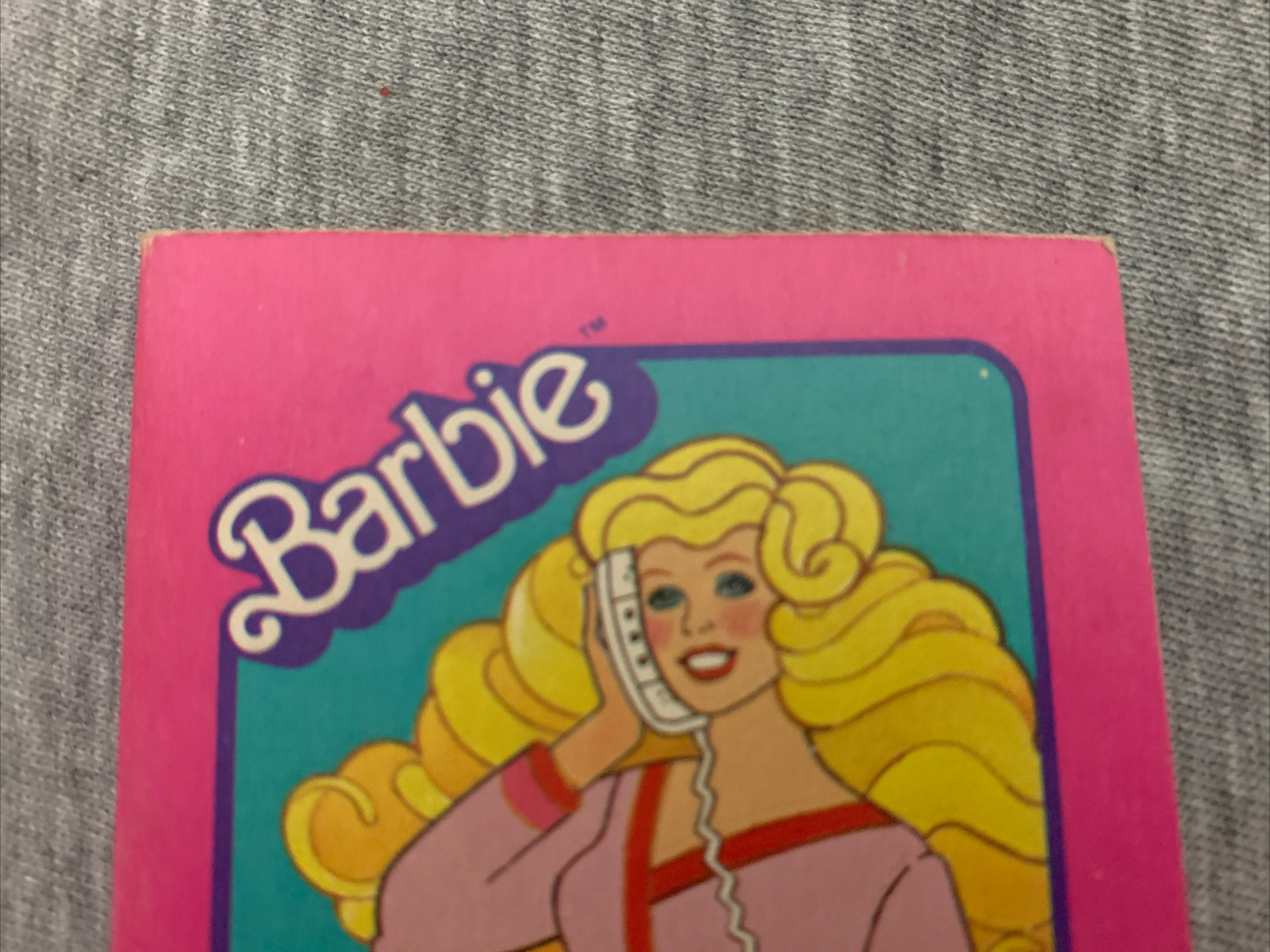 Vintage Mattel 1981 Barbie Telephone Book Unused
