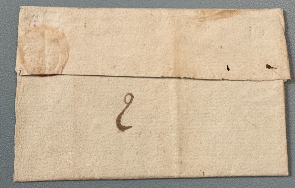 Letter De POIX (Somme) / Linear Brand P.76.P. / POIX – 1811 – Shipping Paid