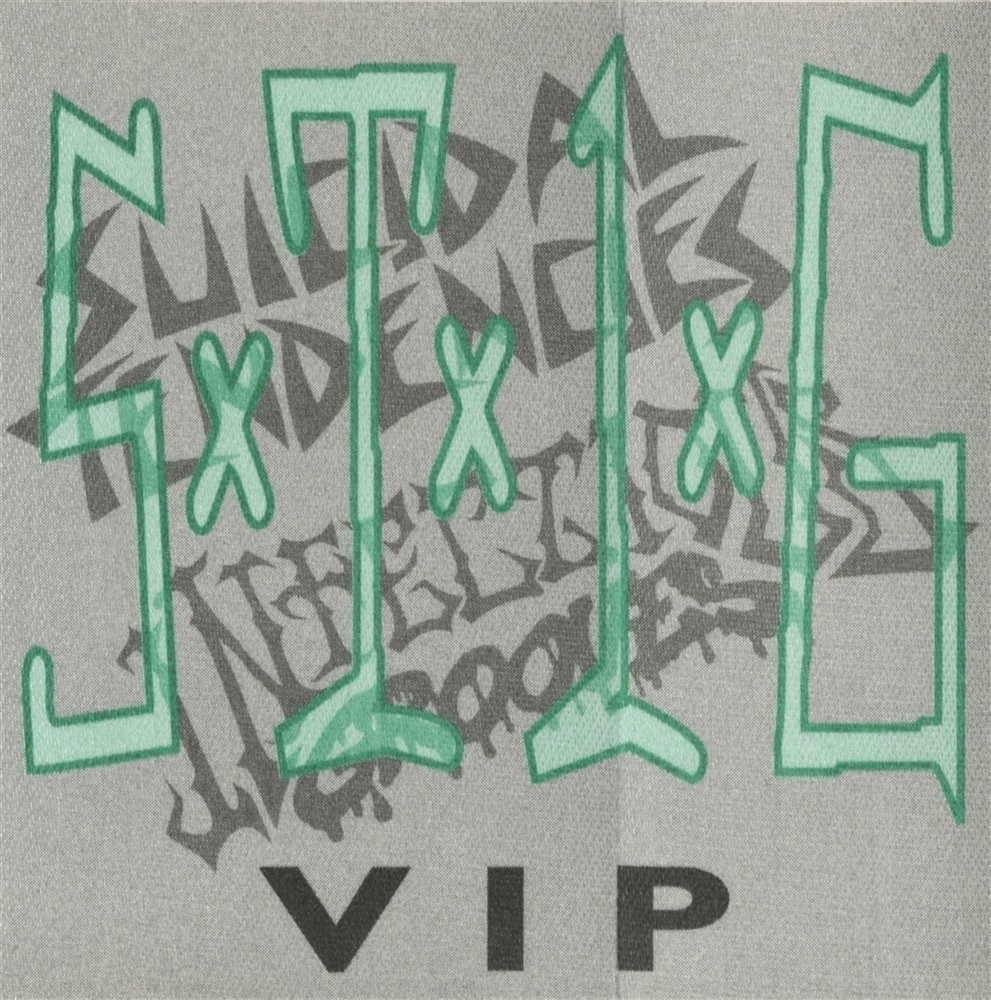 Suicidal Tendencies 1994 concert tour w/ Infectious Grooves VIP Backstage Pass