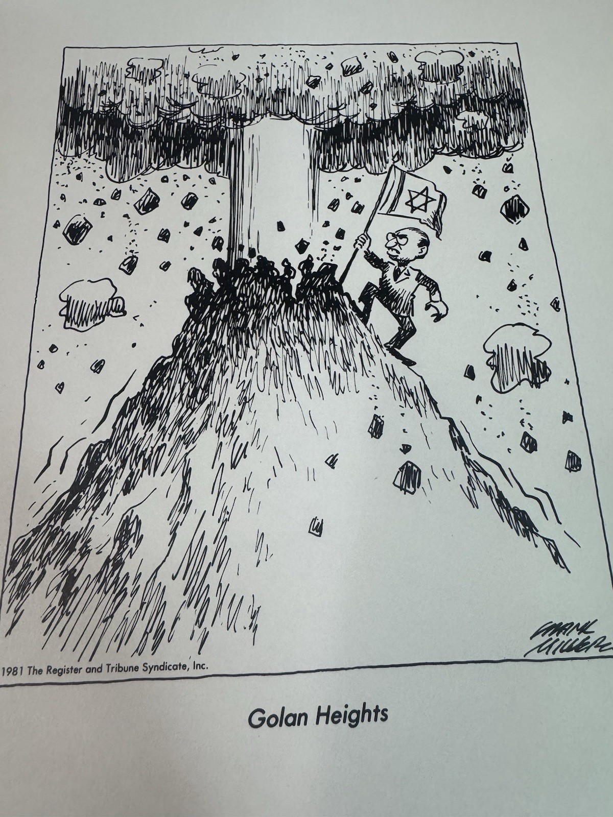 11 Vintage Graeme Miller Political Cartoon Prints 1981 1982 Register Tribune
