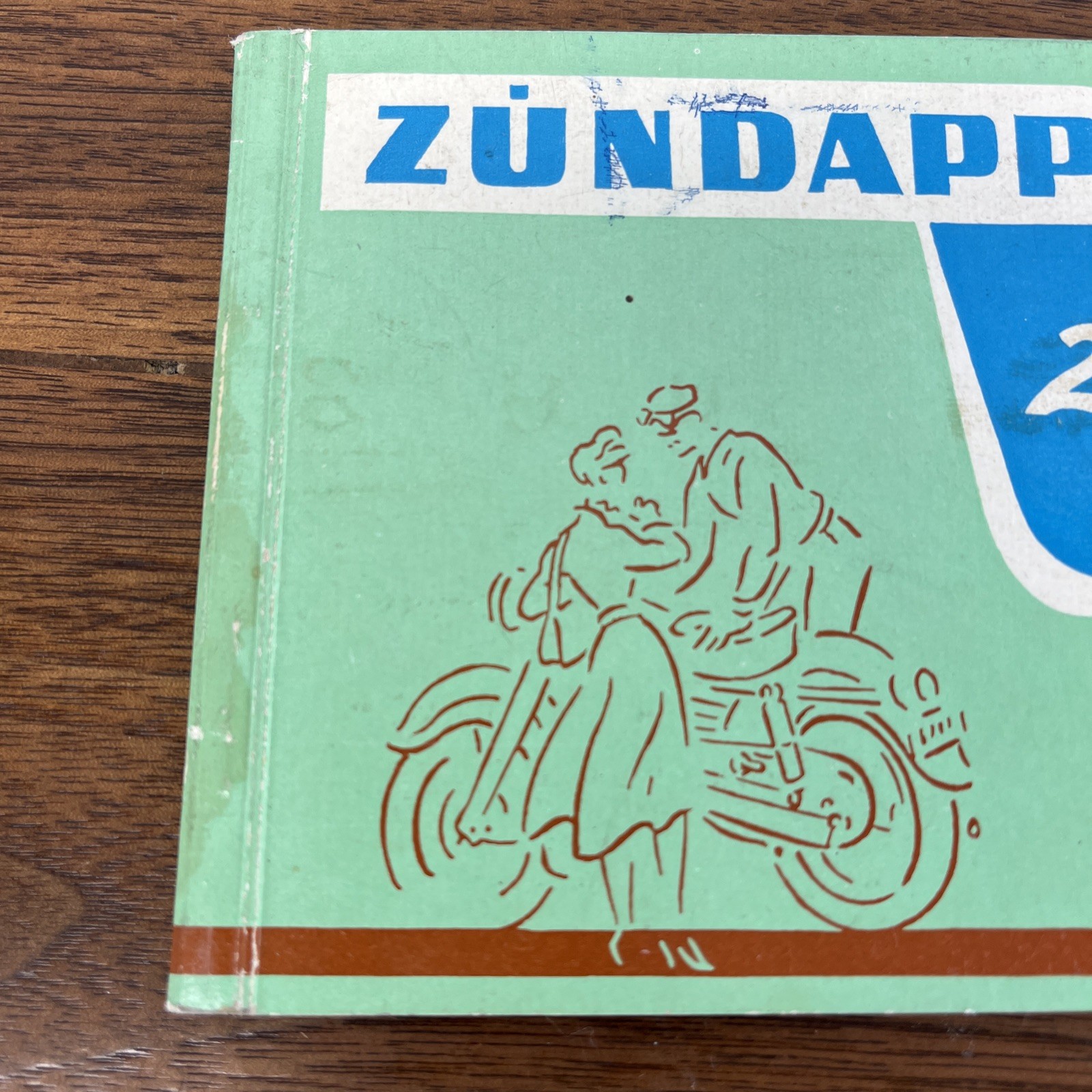 Zündapp Motorcycles 200 S Model Brochure Original September 1955 In All German